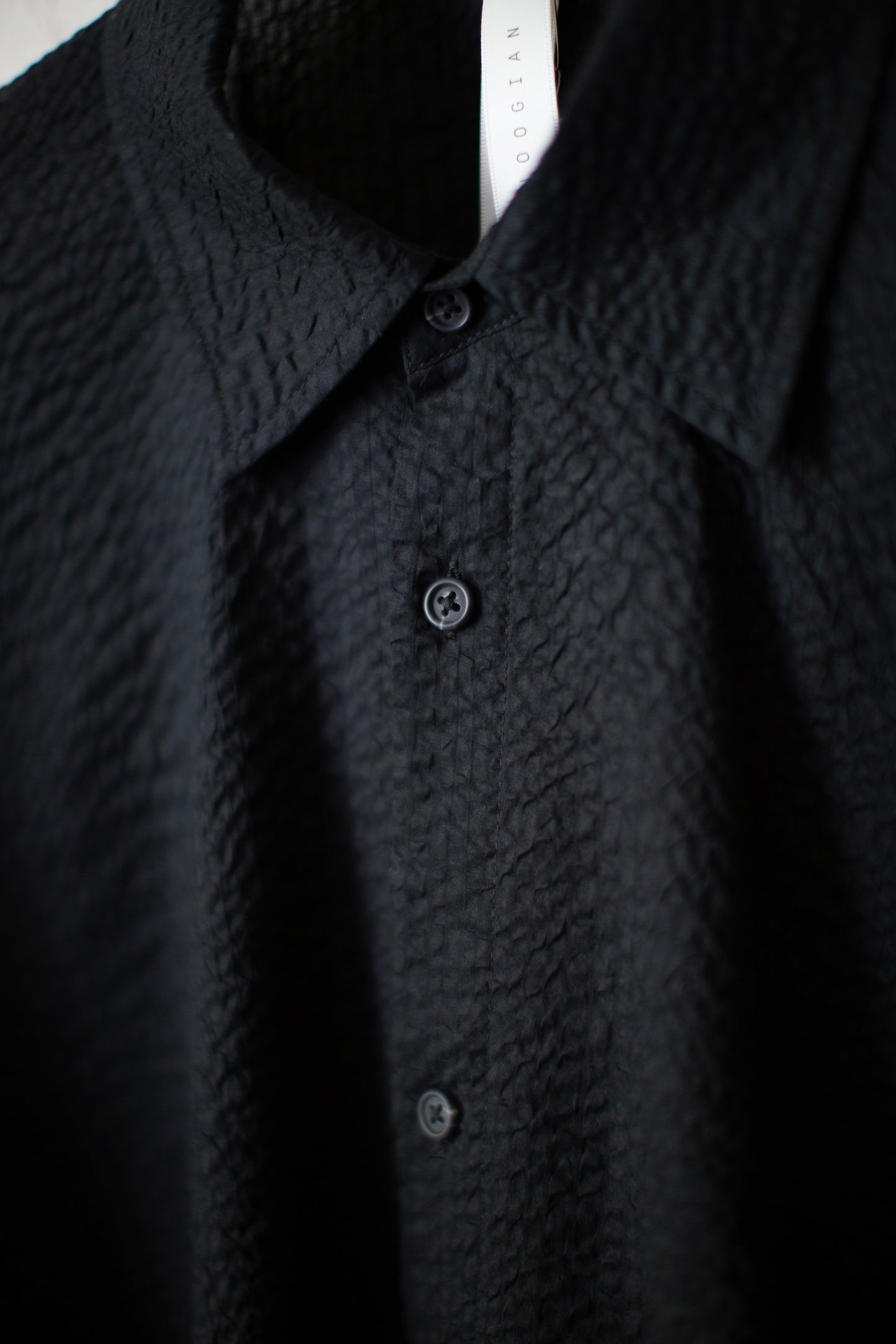 Black pebbled shirt