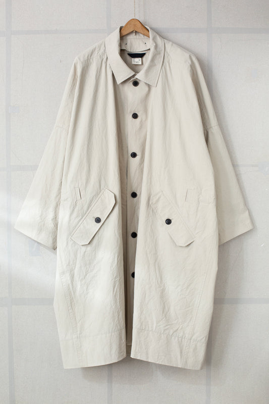 COAT#32 - TIME WASHED CANVAS CHALK