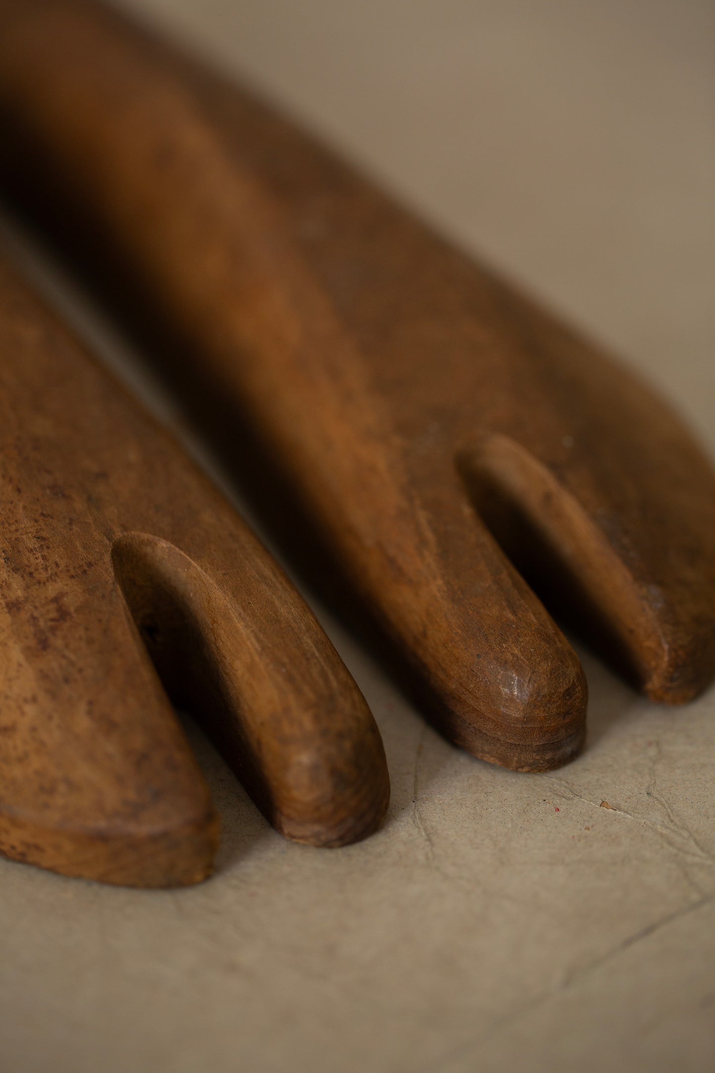 Antique wooden tabi molds