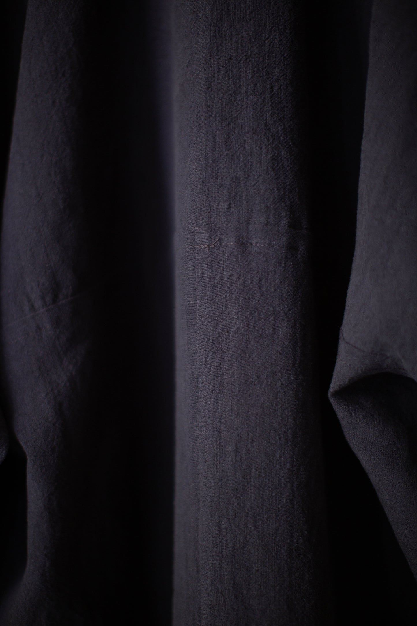TUNIC#43 - LINEN SILK SHIRTING SUMI KURO