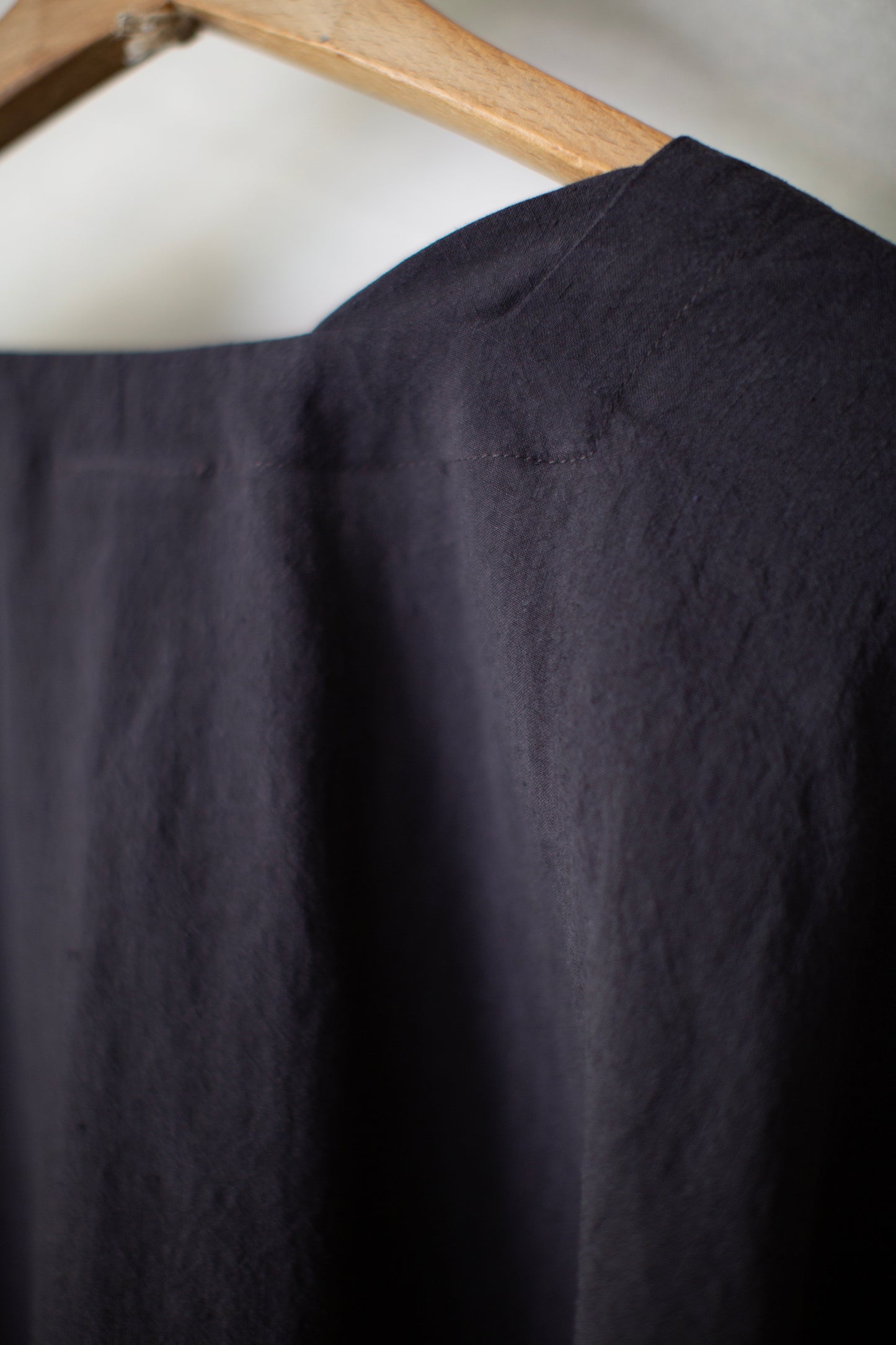 TUNIC#43 - LINEN SILK SHIRTING SUMI KURO