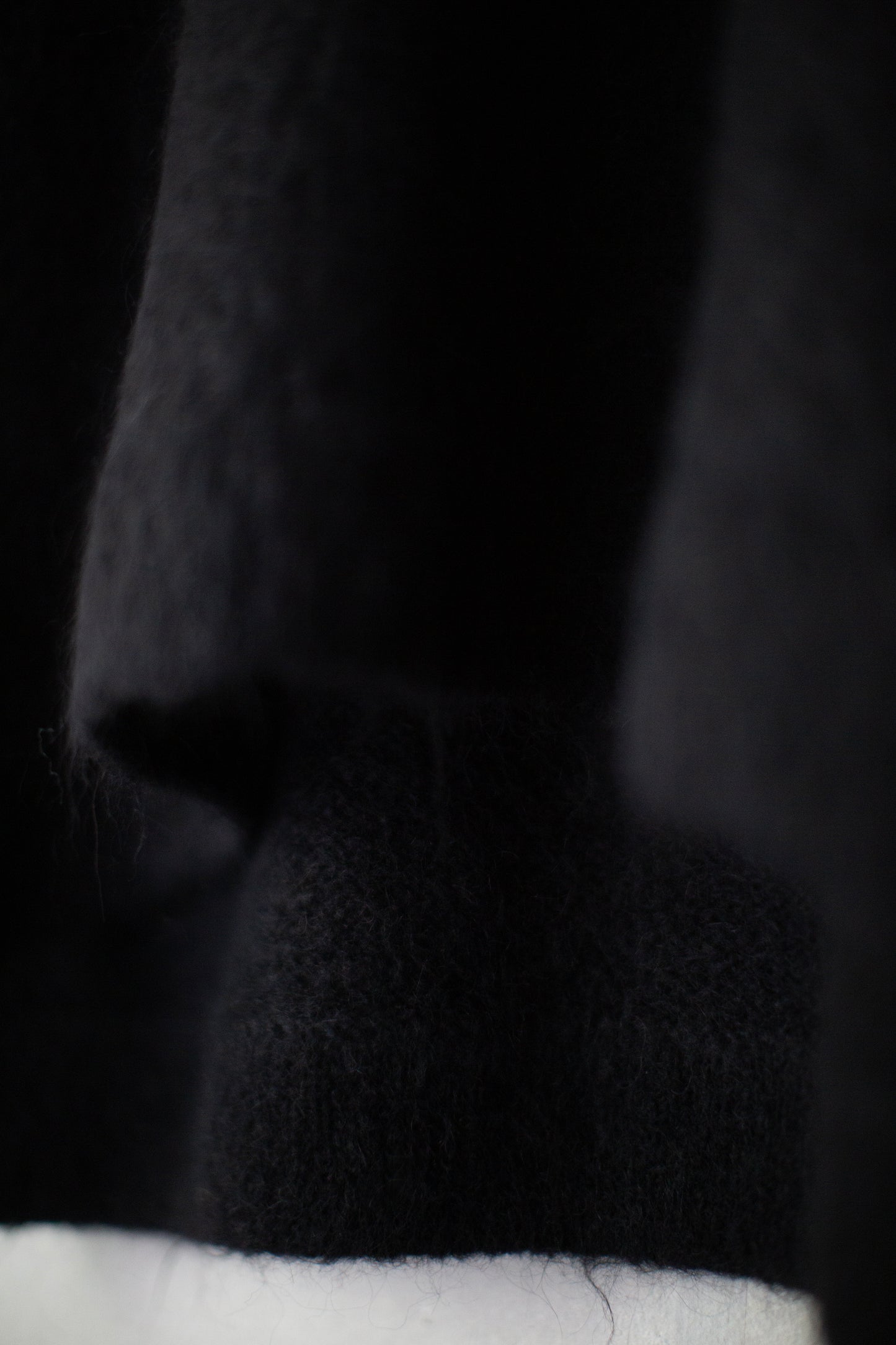 Black brushed vest