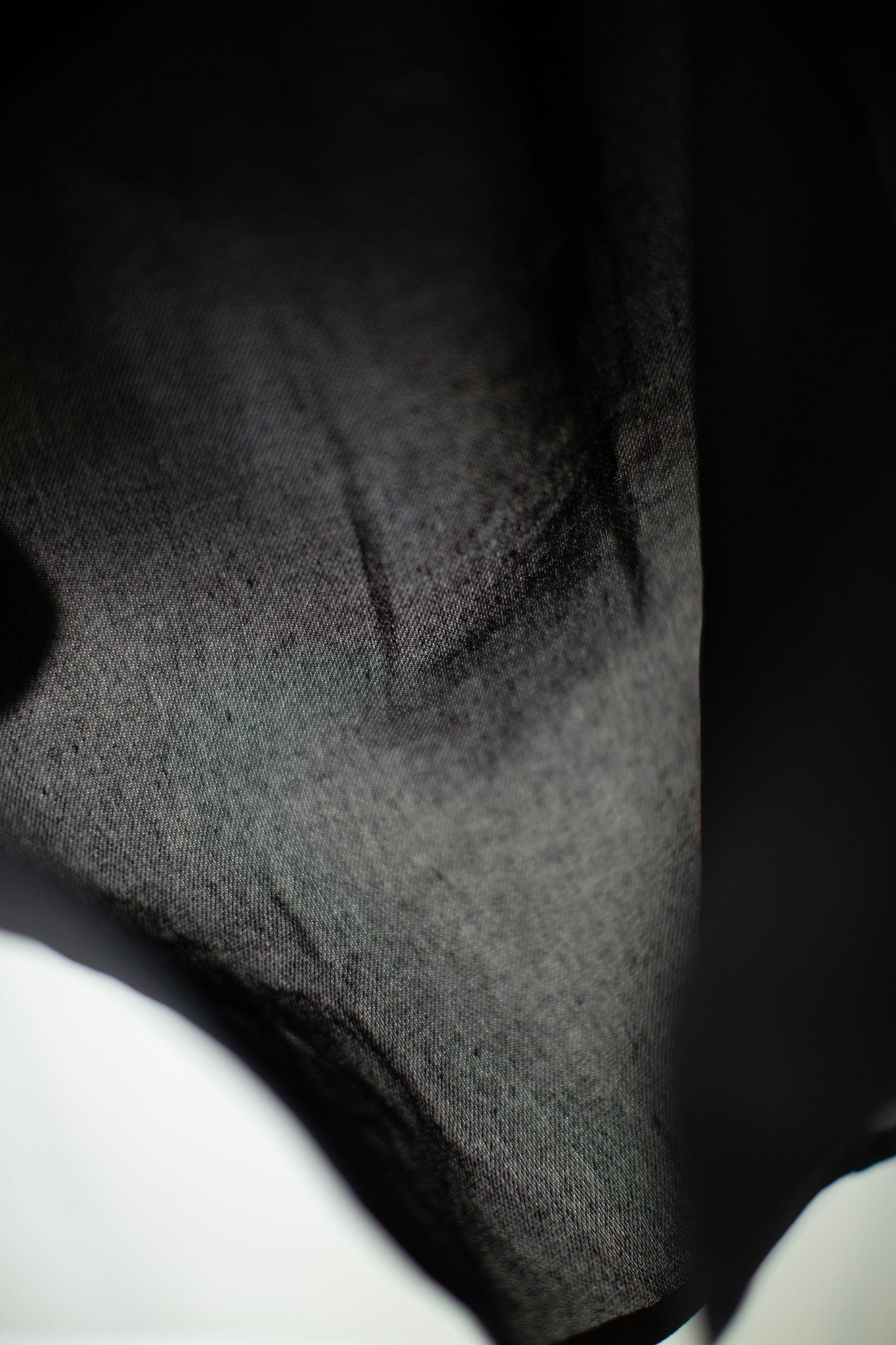 SHIRT#100 - PAPER SHEER TWILL BLACK