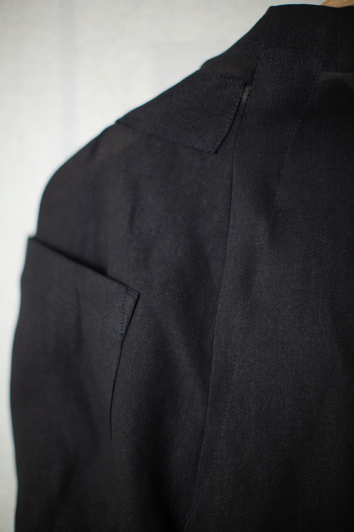 SKIRT#2 - PAPER SHEER TWILL BLACK