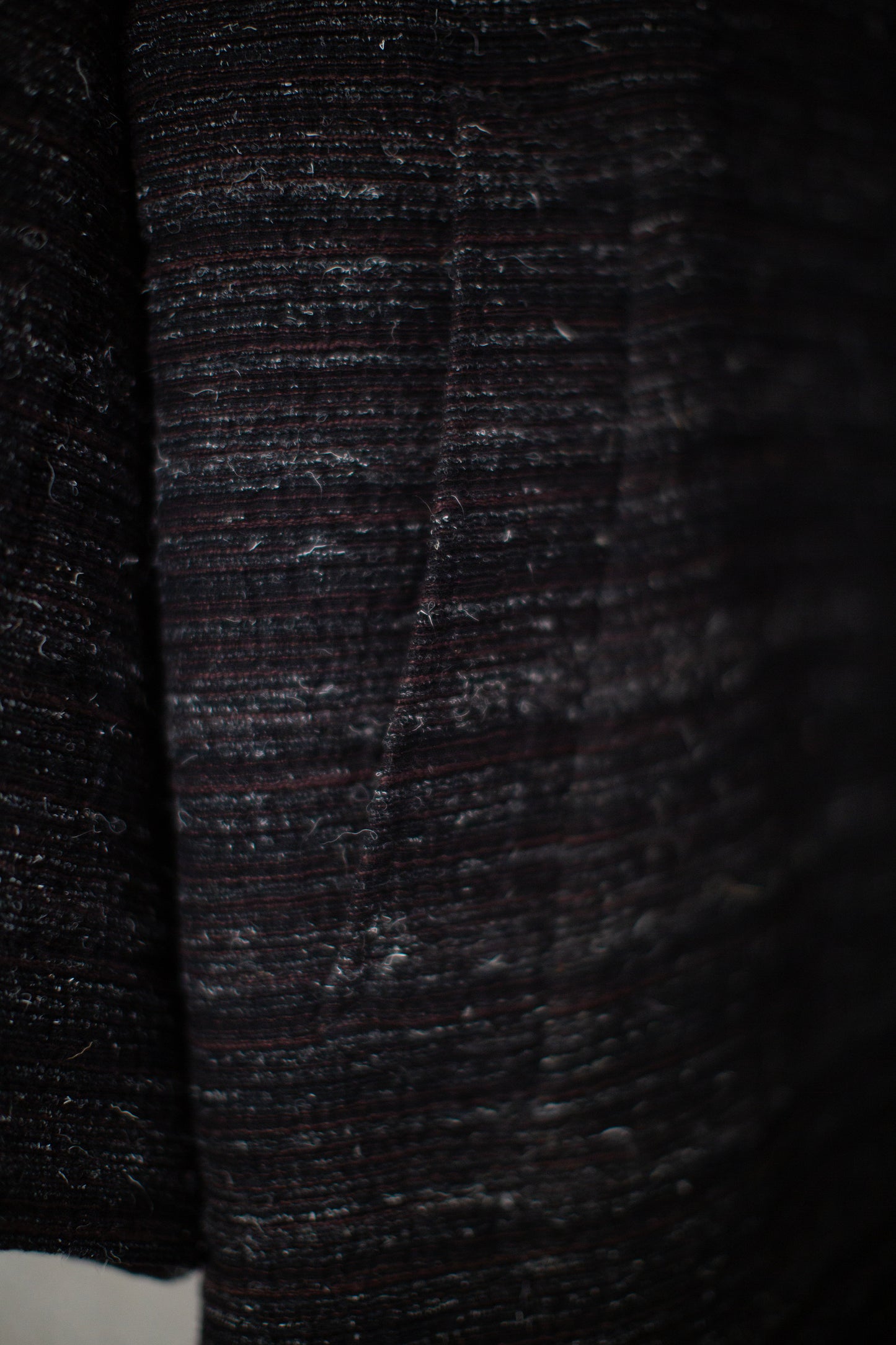 random border pattern Balmacaan coat