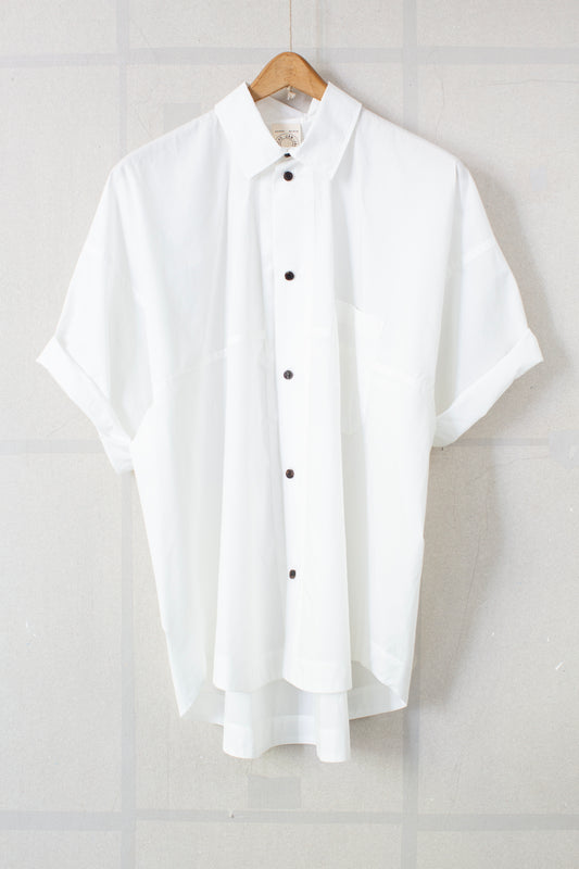 SHIRT#114 - POWDER COTTON TYPEWRITER OFF WHITE