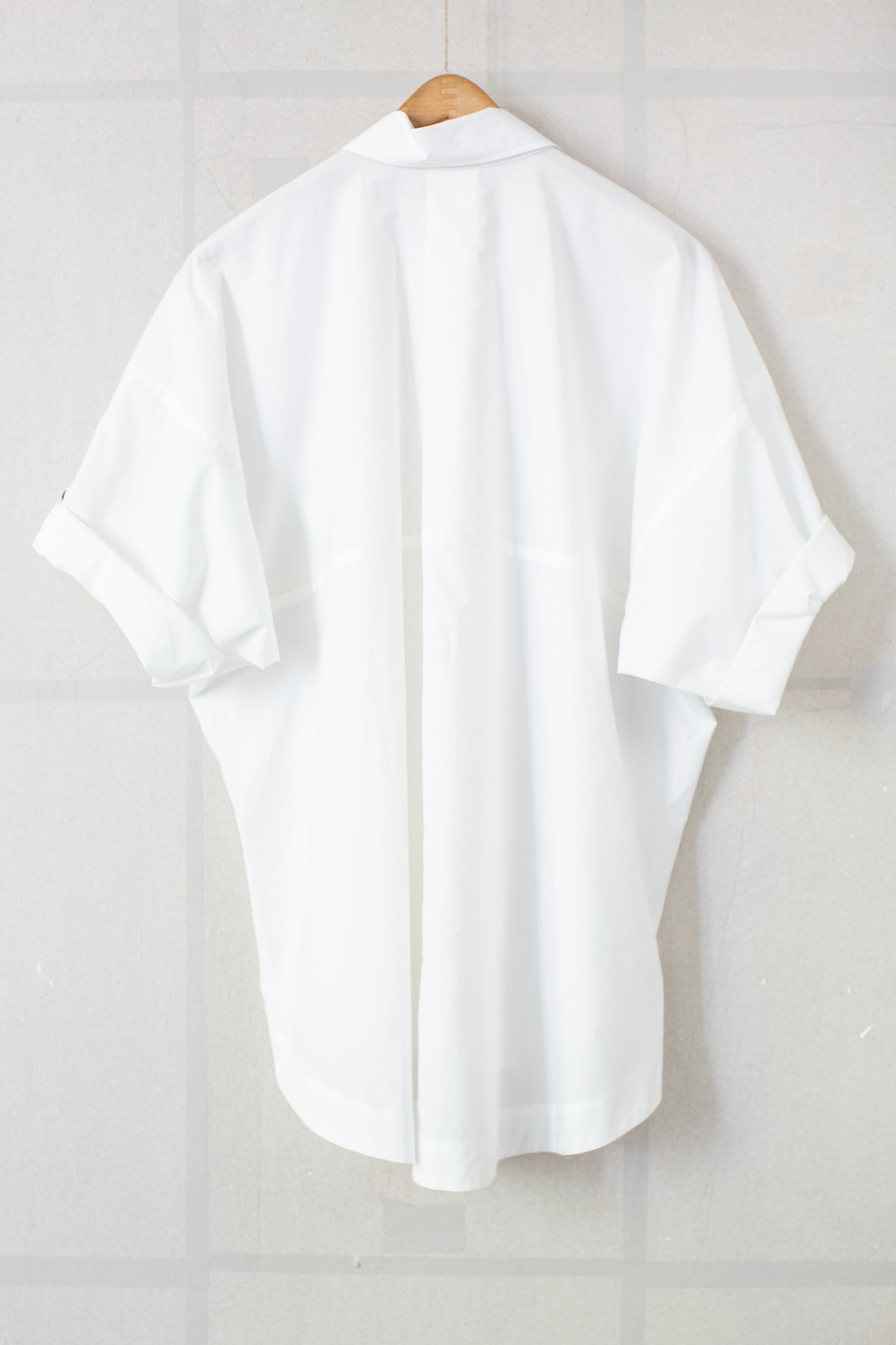 SHIRT#114 - POWDER COTTON TYPEWRITER OFF WHITE