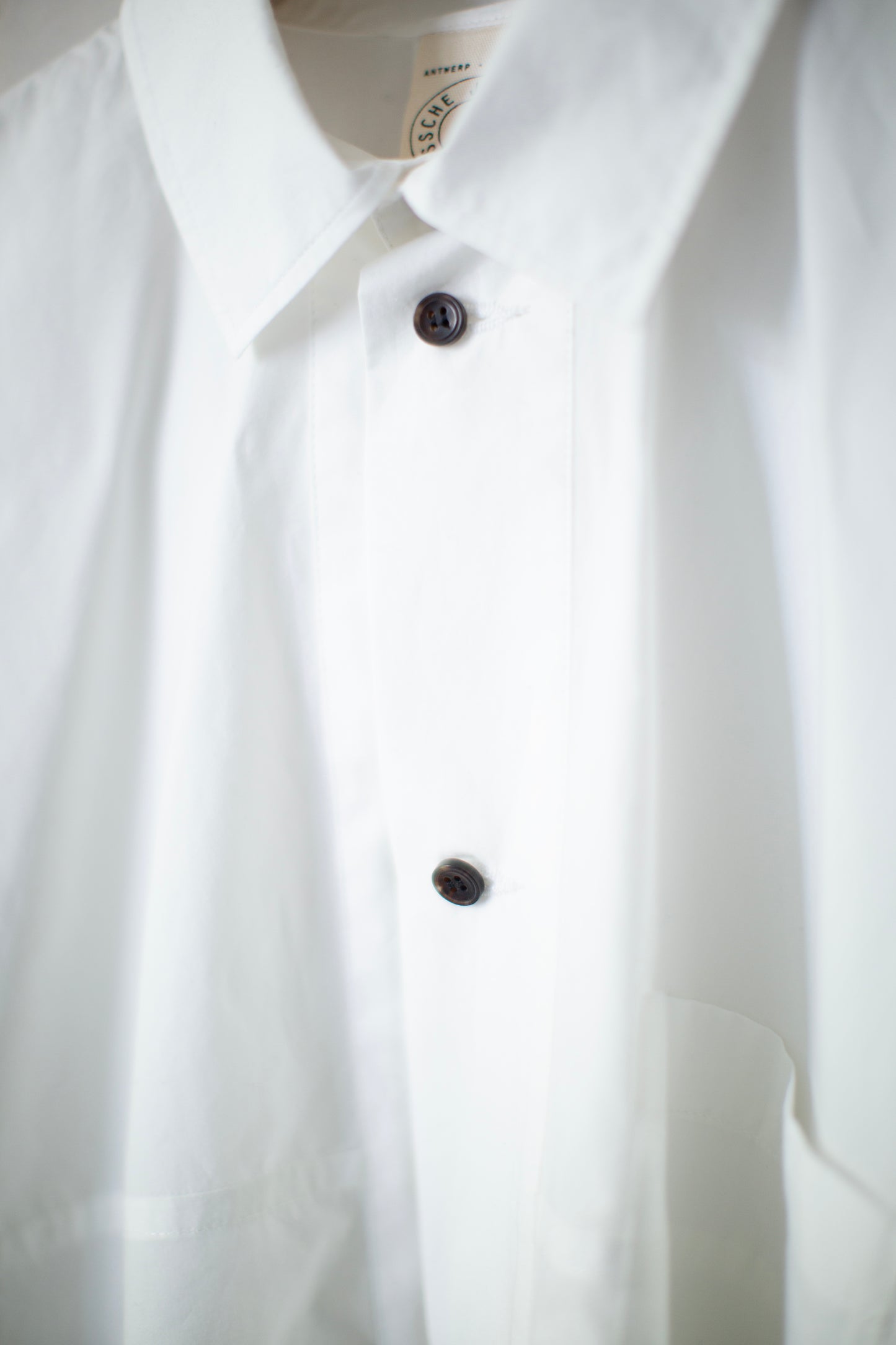 SHIRT#114 - POWDER COTTON TYPEWRITER OFF WHITE