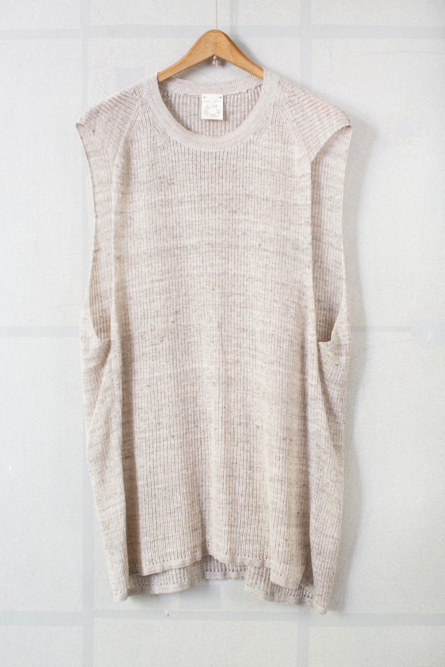 KNIT#75 - LINEN COTTON MESH NATURAL