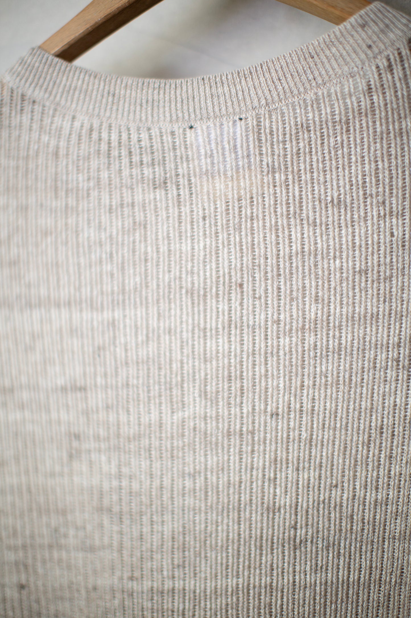 KNIT#75 - LINEN COTTON MESH NATURAL