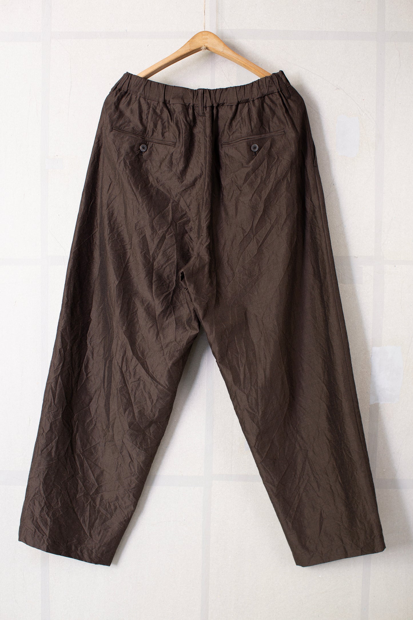 dark bronze easy straight pants