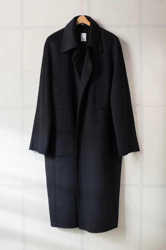 BLACK DOUBLE FACE CHRIS COAT