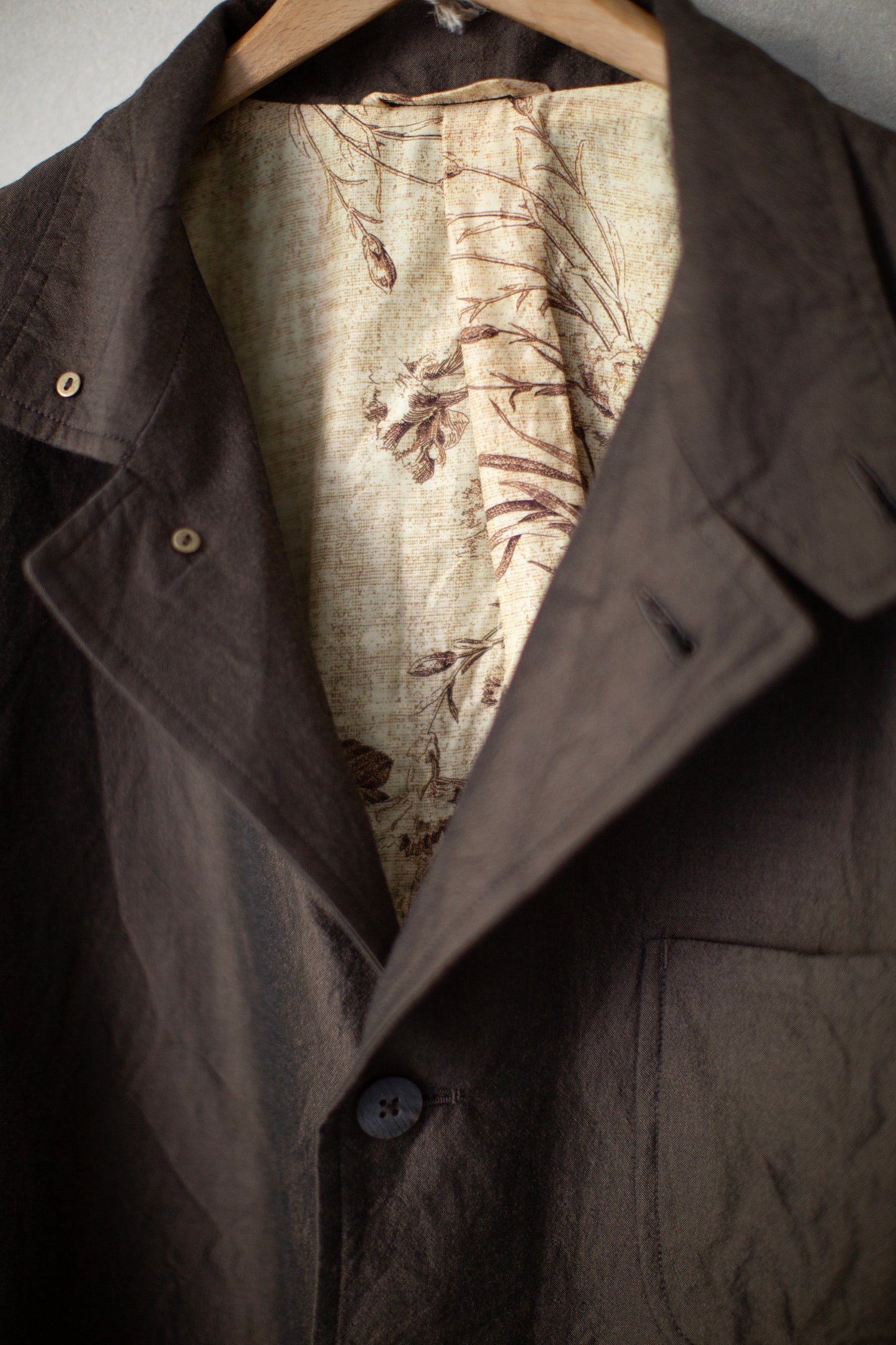 dark bronze hunting jacket