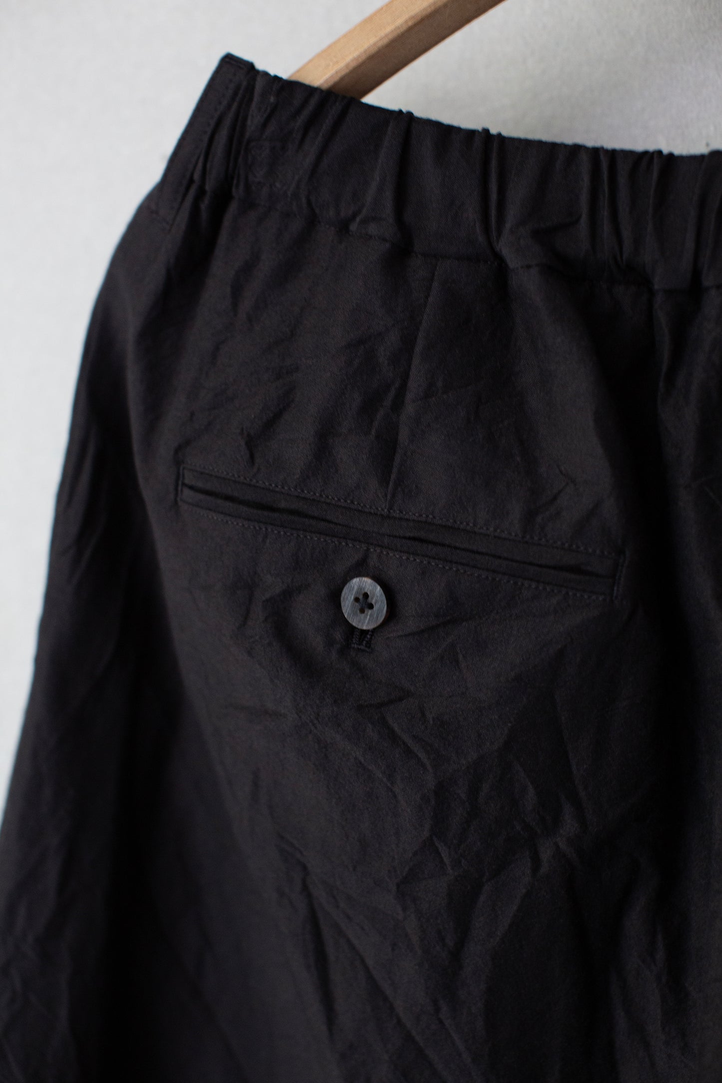 dark brown easy straight pants