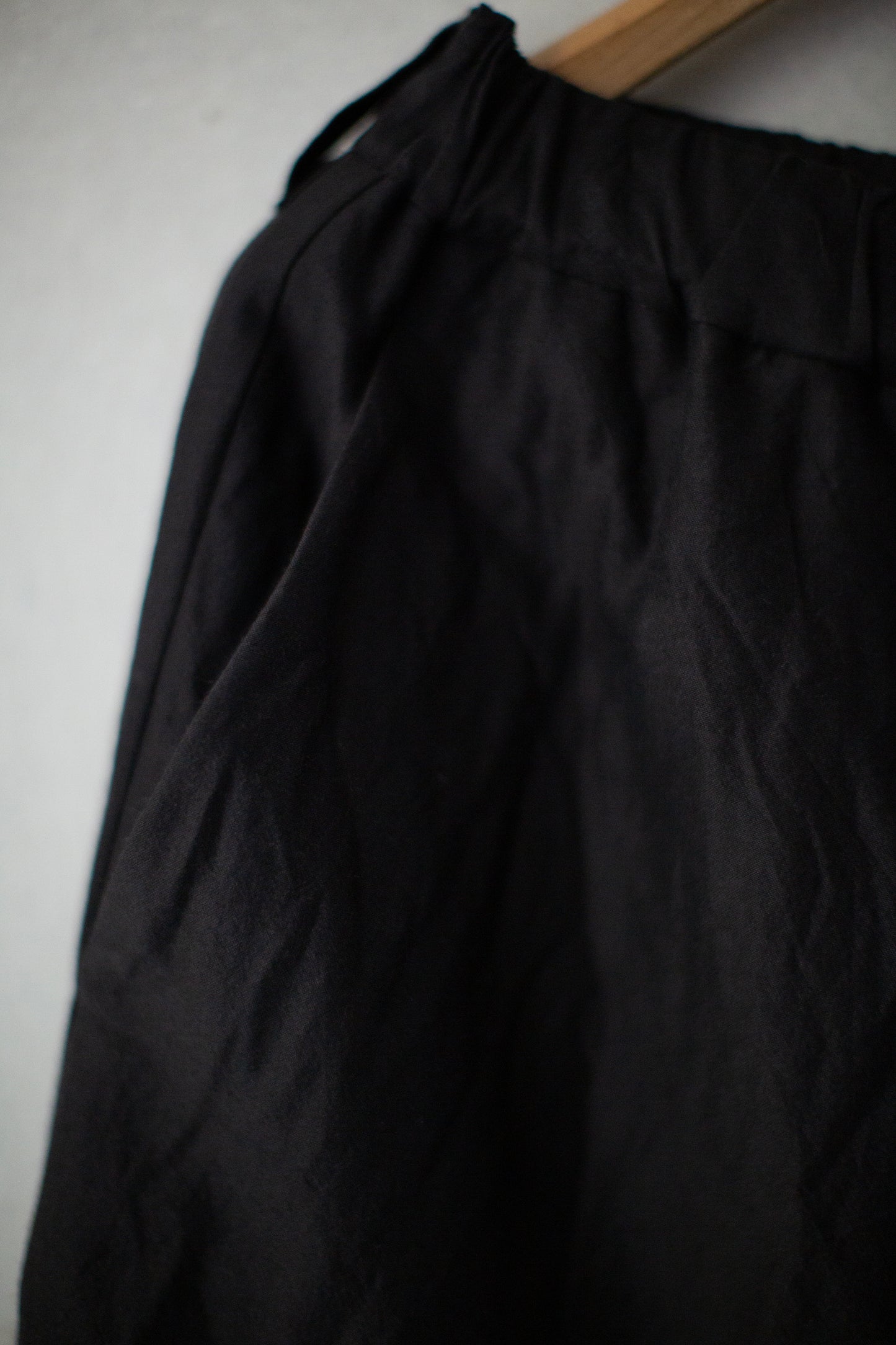 dark brown easy straight pants