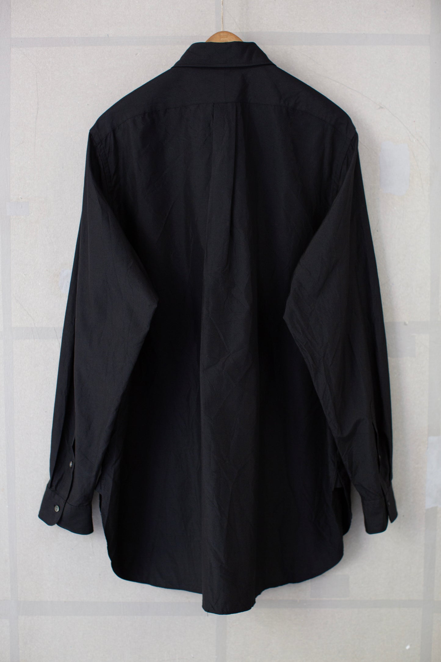 black silk broad cloth shirt
