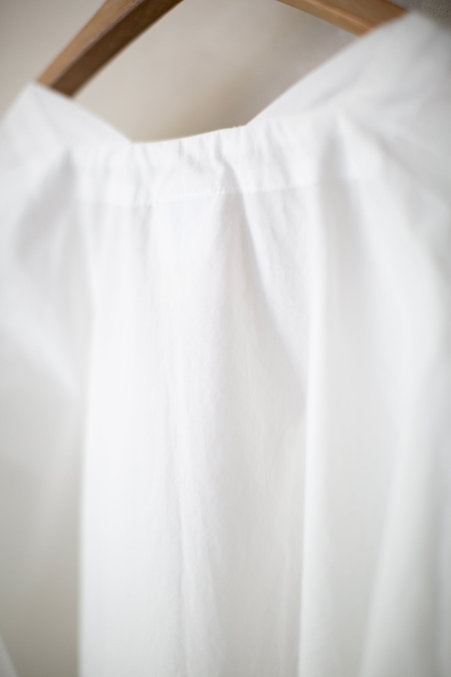 TUNIC#43 - POWDER COTTON TYPEWRITER OFF WHITE