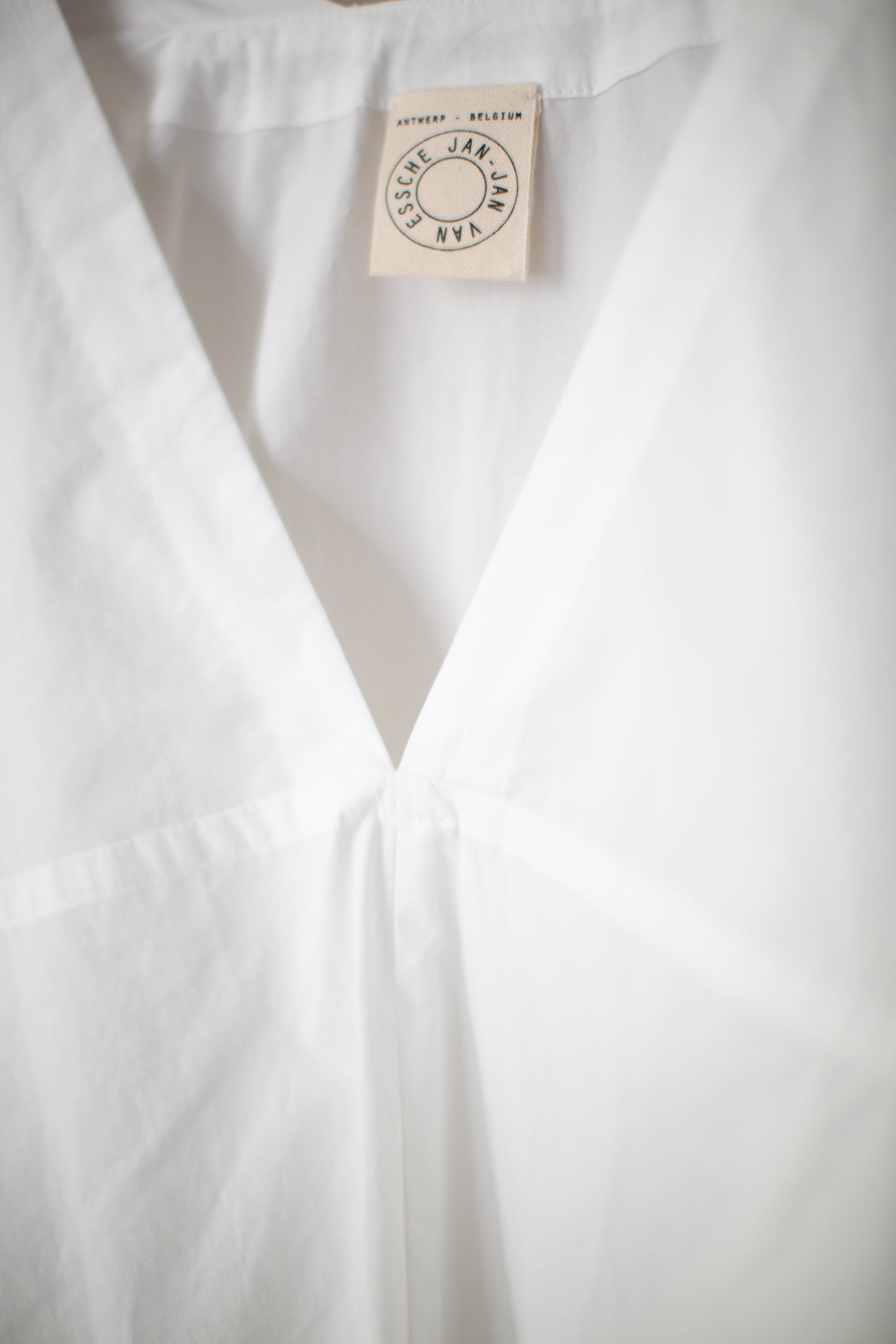 TUNIC#43 - POWDER COTTON TYPEWRITER OFF WHITE