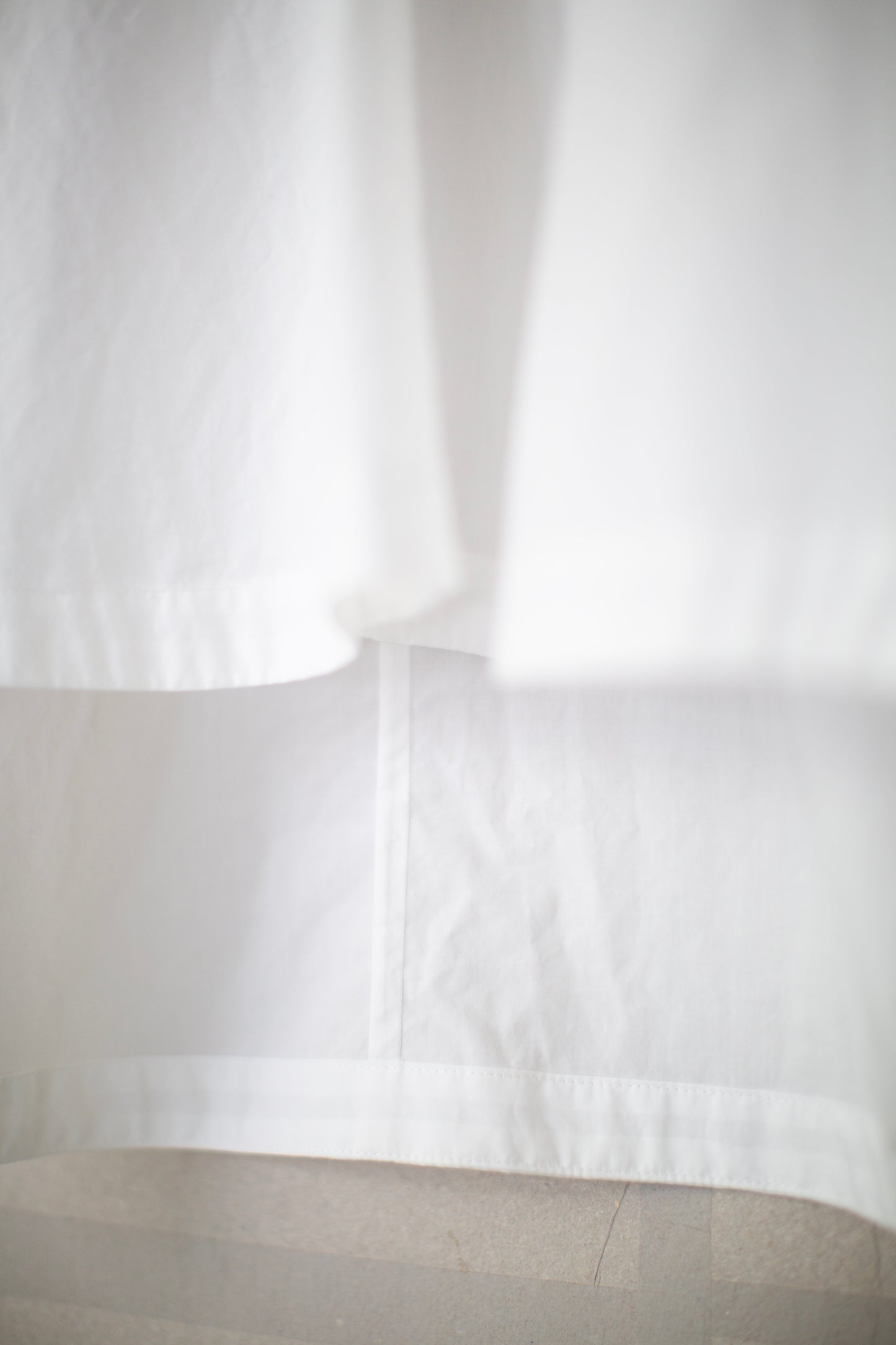 TUNIC#43 - POWDER COTTON TYPEWRITER OFF WHITE