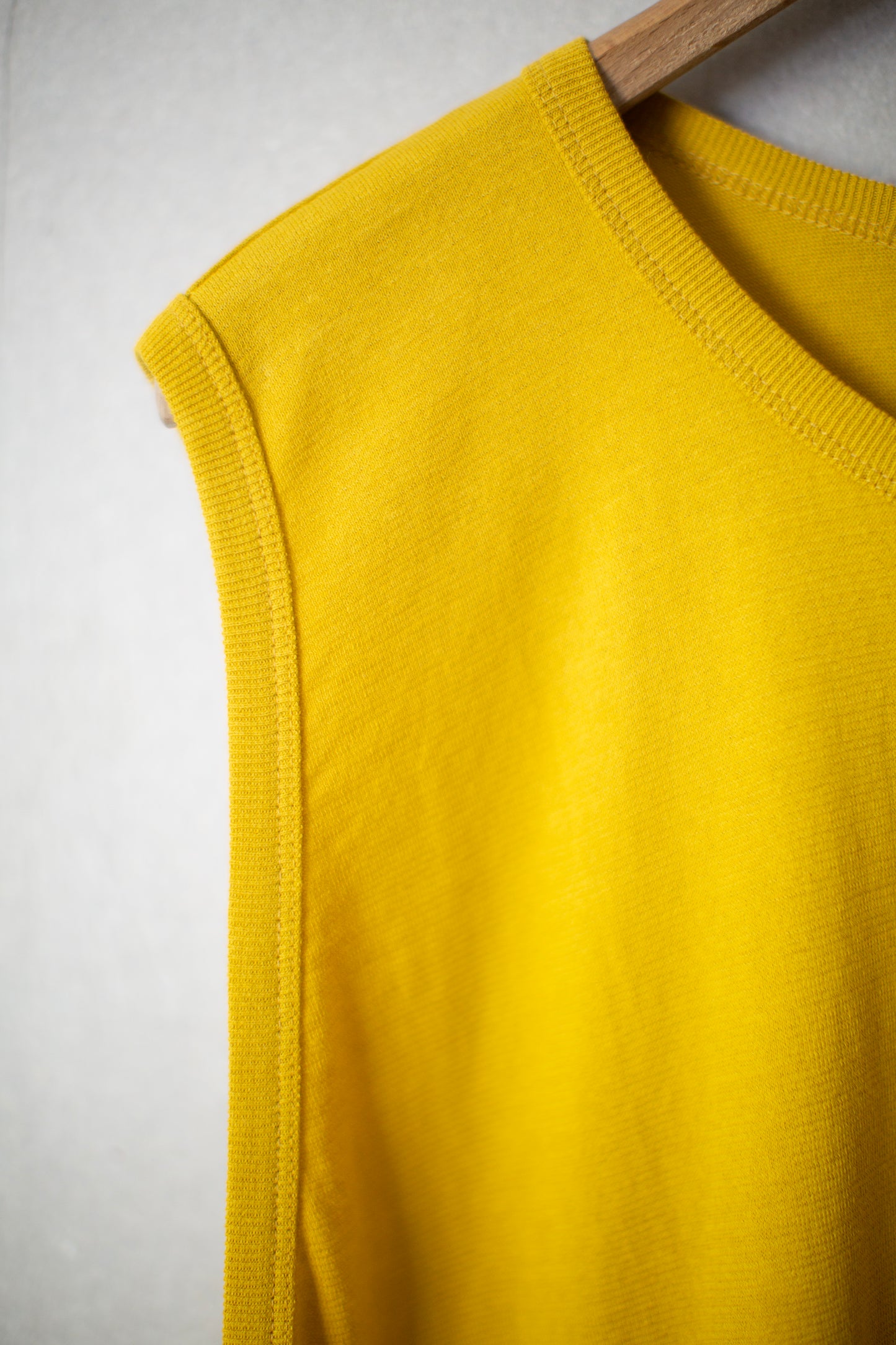 TANKTOP#16 - COTTON PAPER JERSEY SUNFLOWER