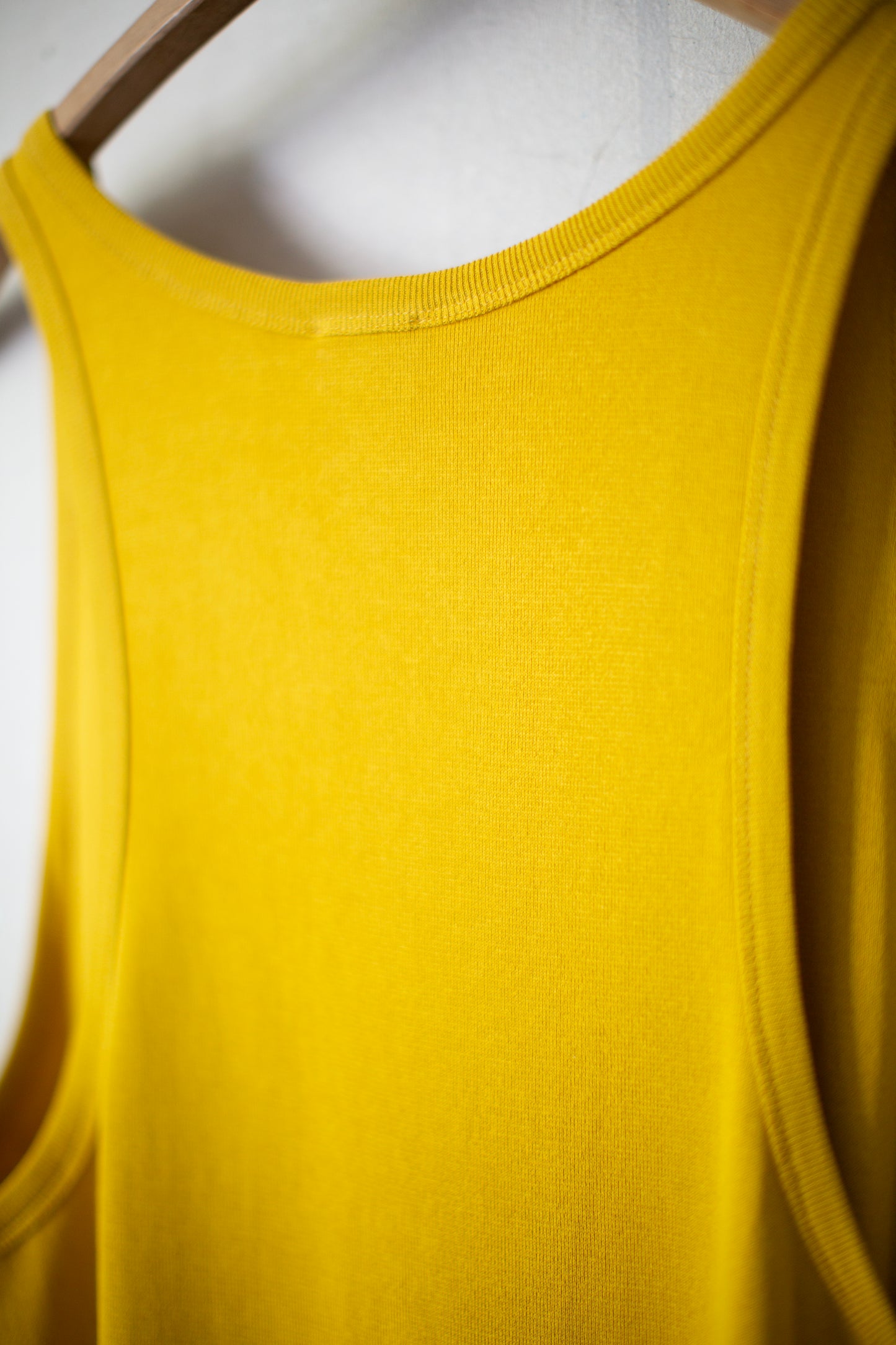 TANKTOP#19 - COTTON PAPER RIB SUNFLOWER