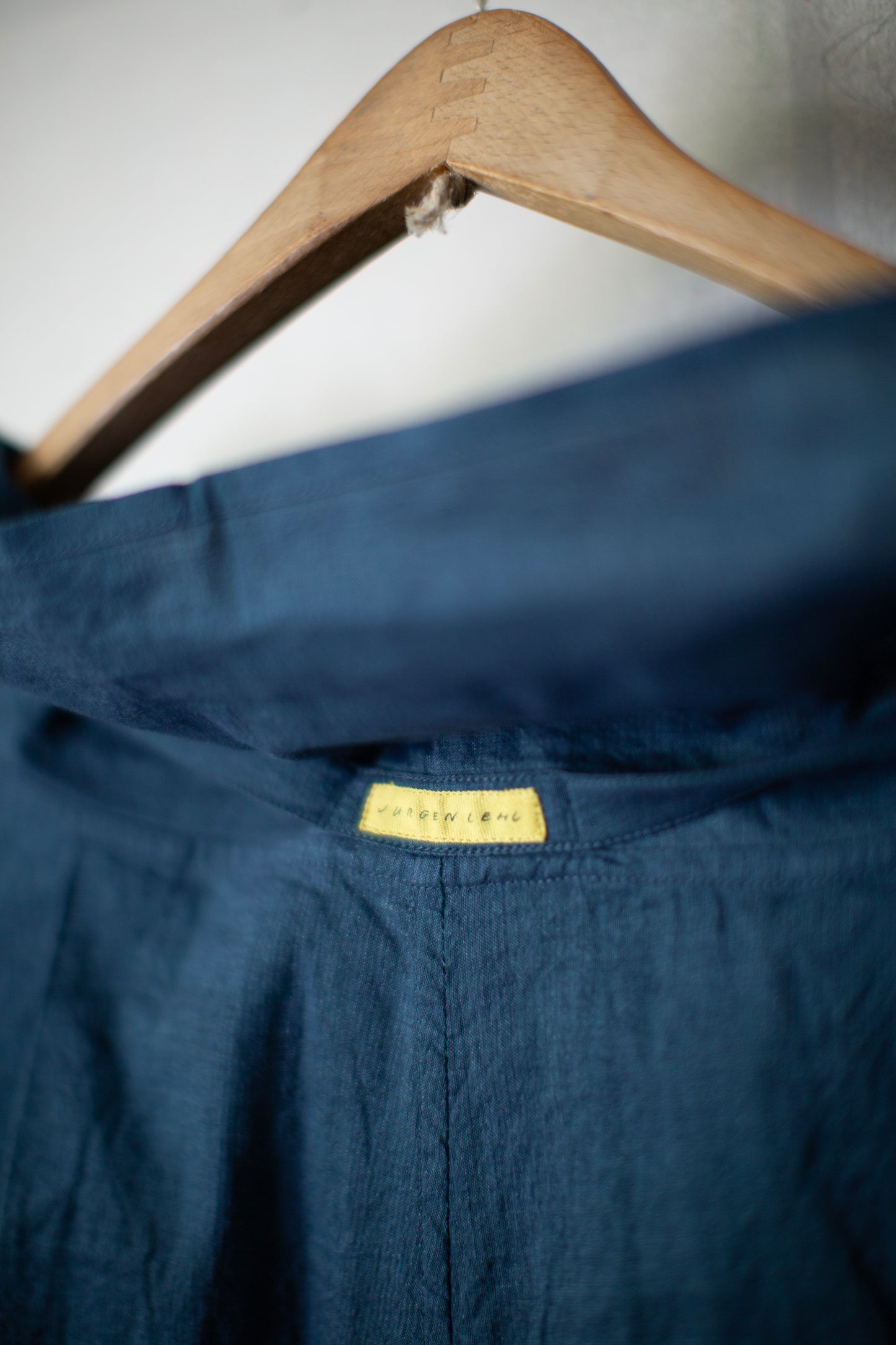 Cerulean blue wide fisherman's pants