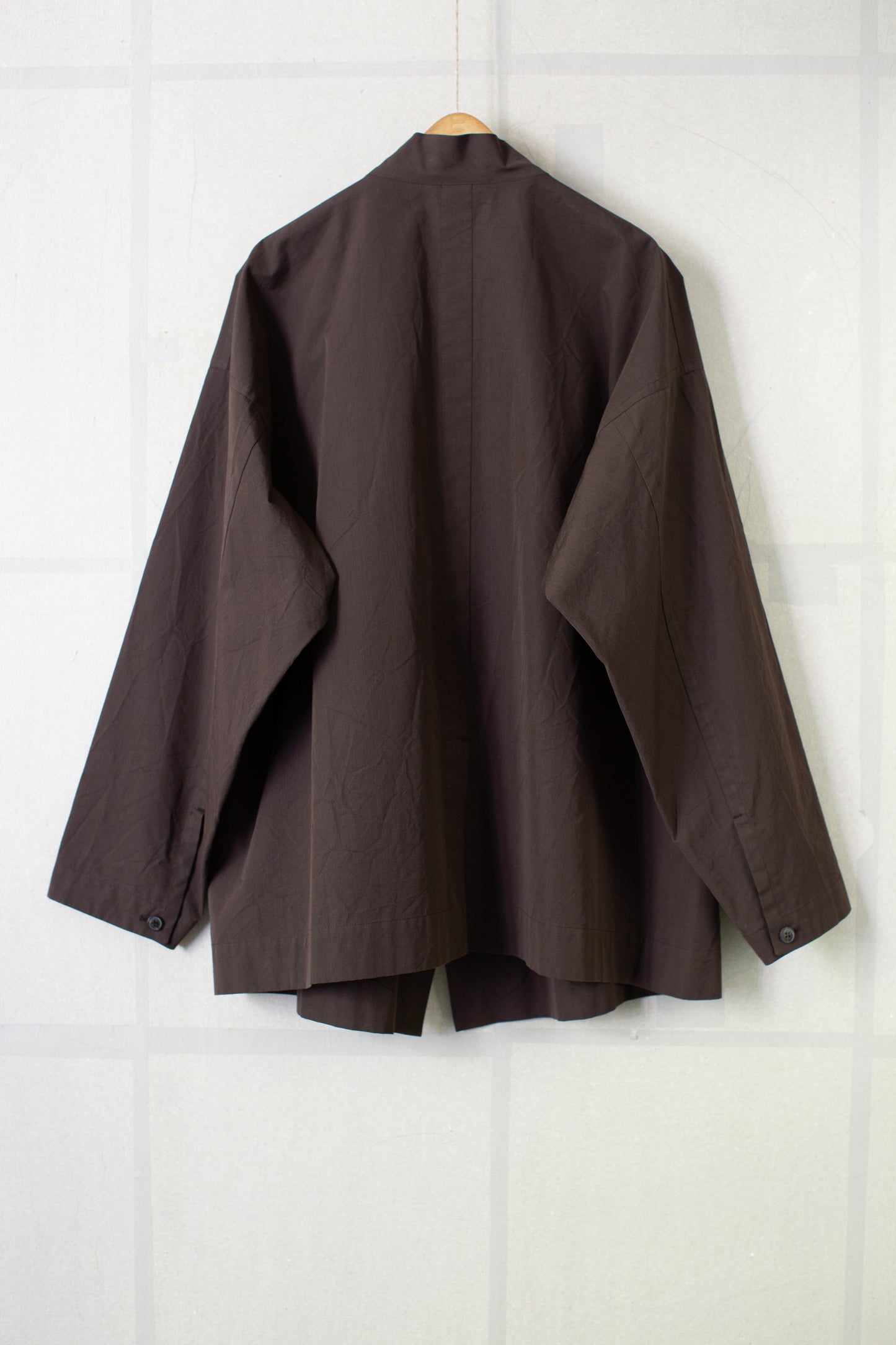 JACKET#63 - COTTON SILK CANVAS OLD MAHOGANY