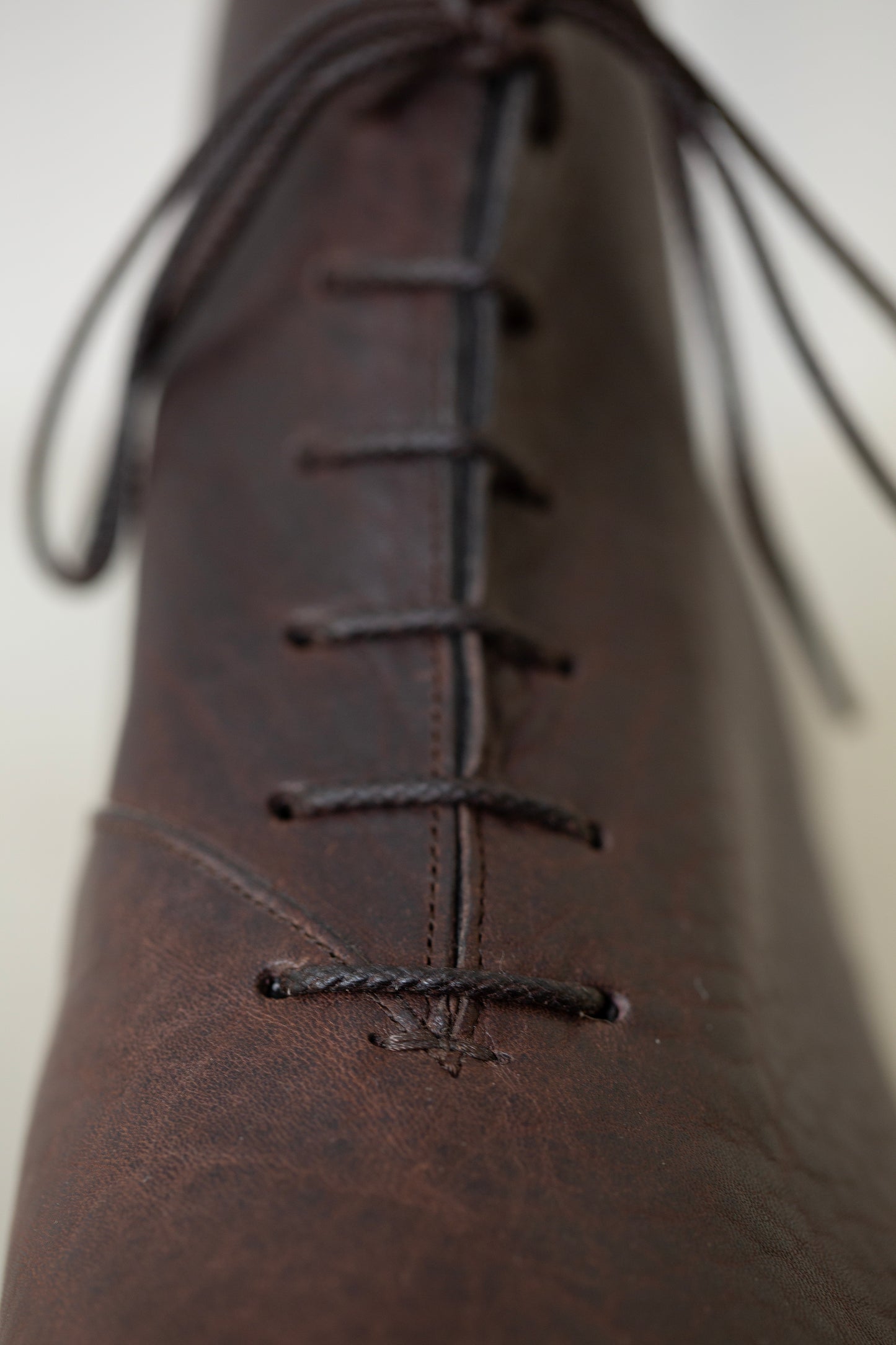 Handmade Dark brown leather Mckay Ankleboots