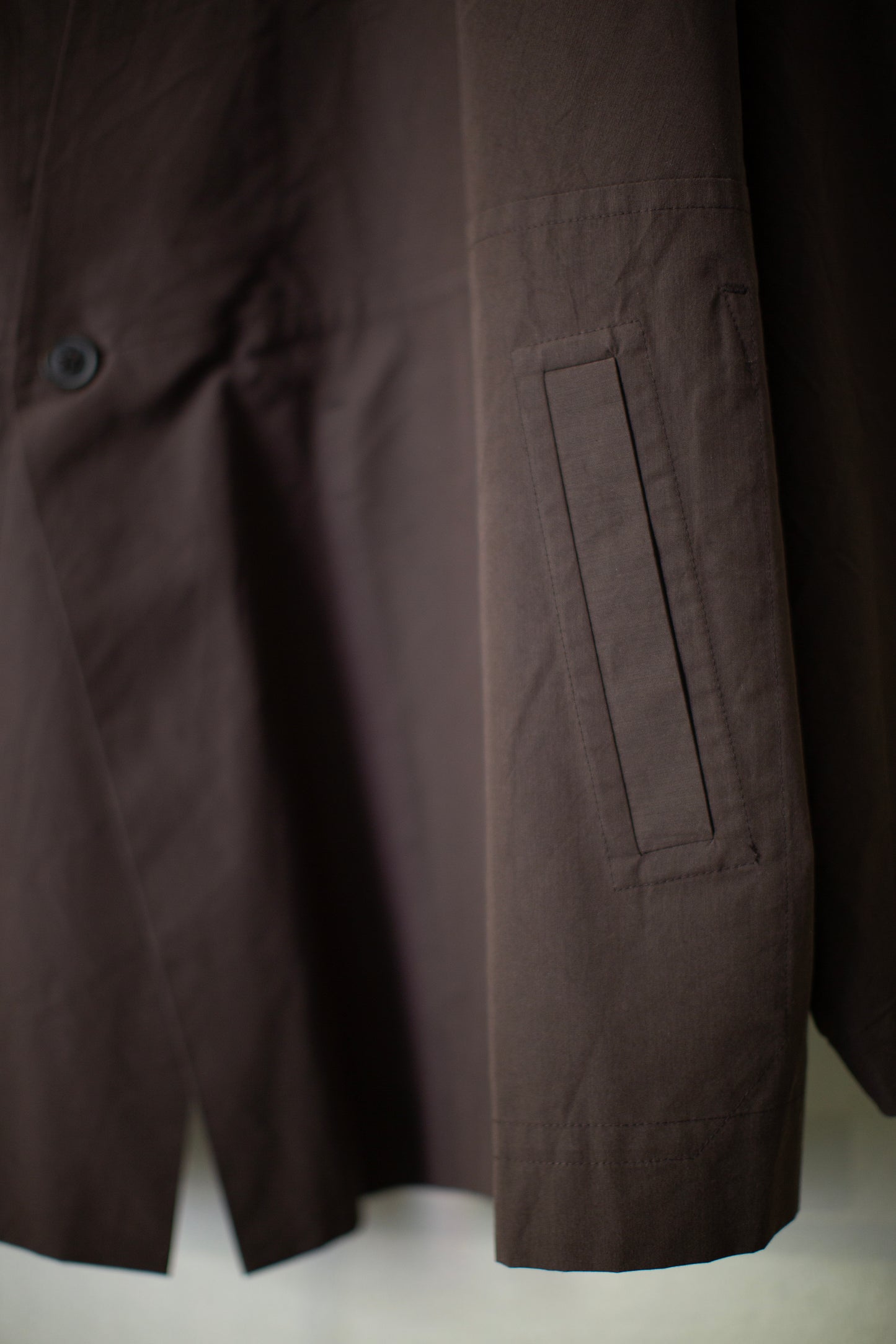 JACKET#63 - COTTON SILK CANVAS OLD MAHOGANY