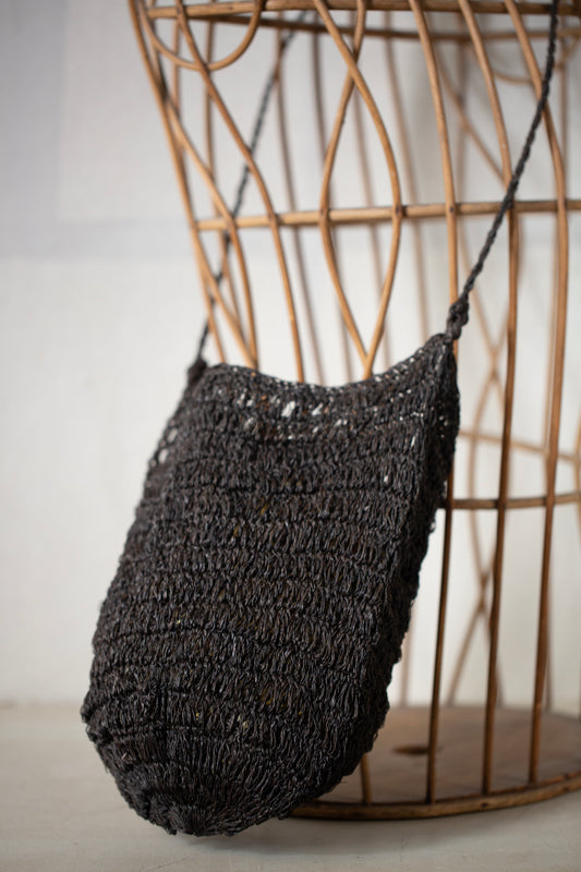 cocoon hemp bag kakishibu black
