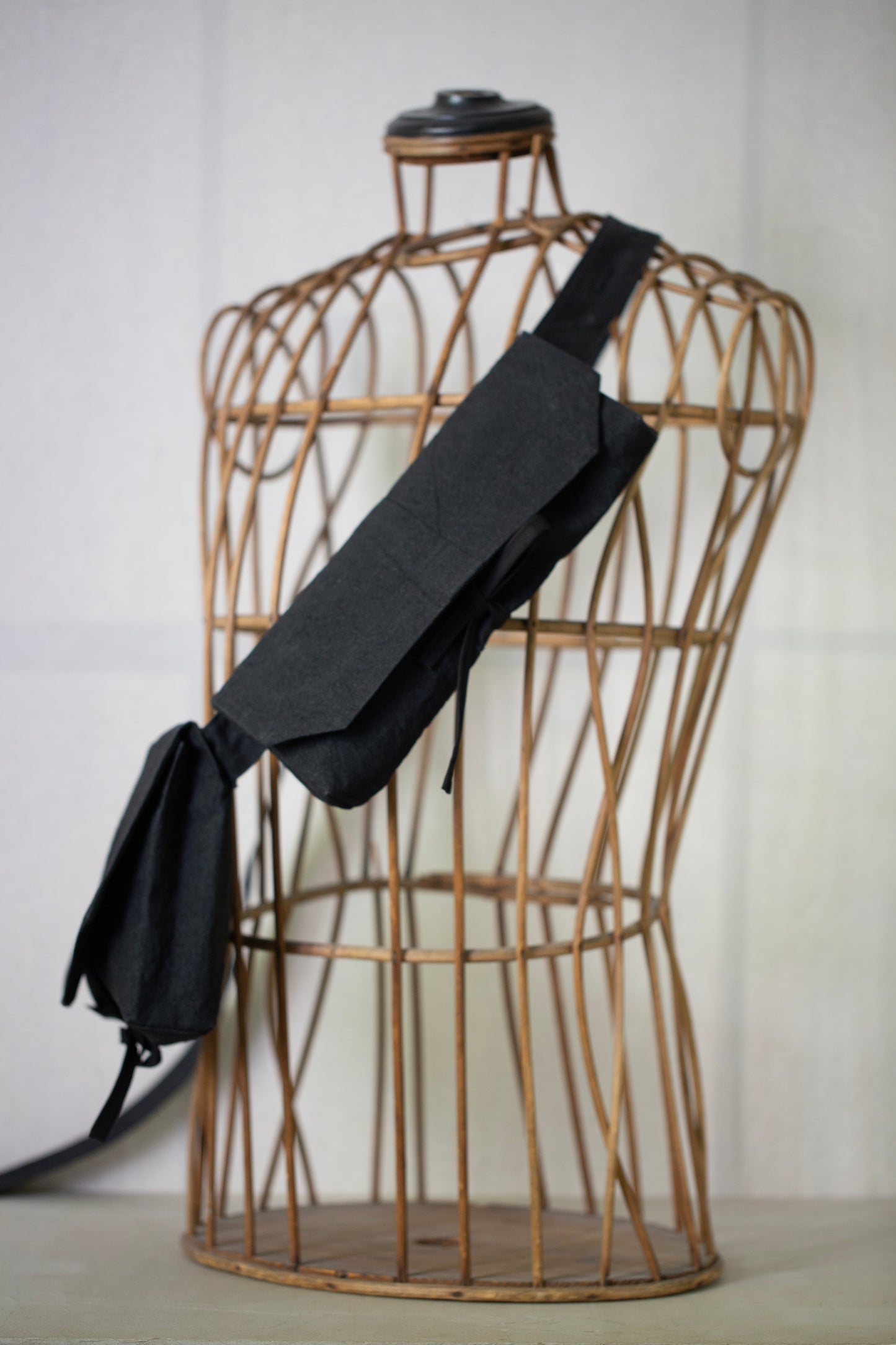 BAG#43 - URUSHI HEMP CANVAS PITCH BLACK
