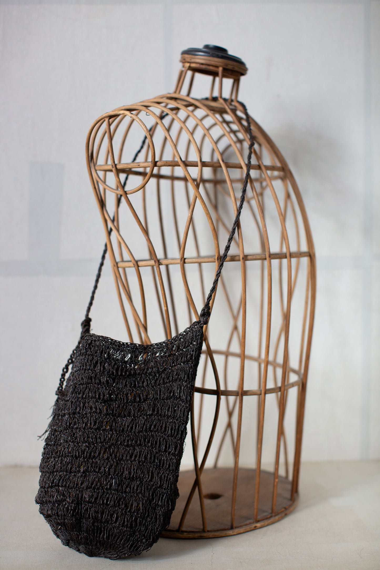 cocoon hemp bag kakishibu black