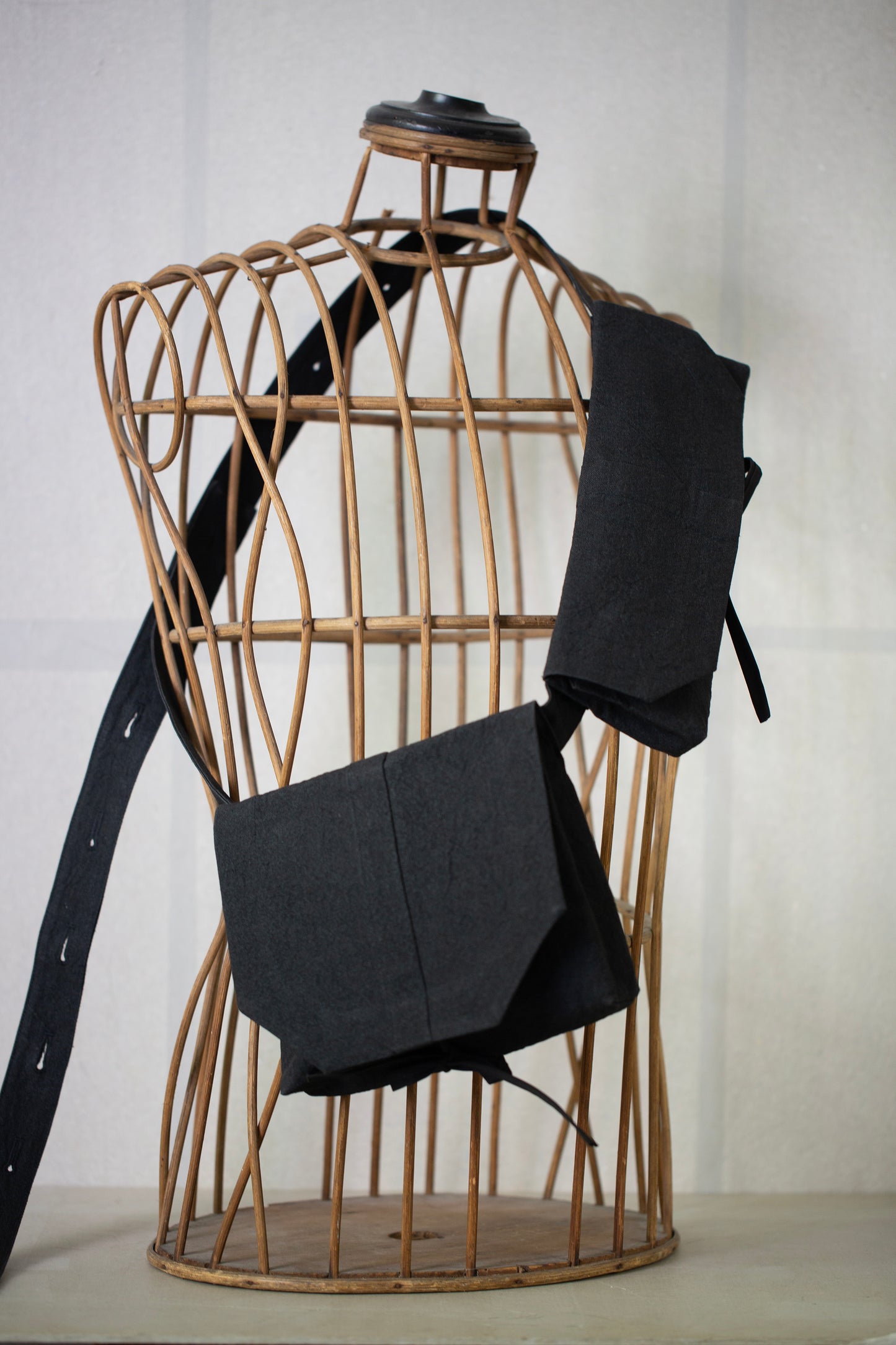 BAG#43 - URUSHI HEMP CANVAS PITCH BLACK