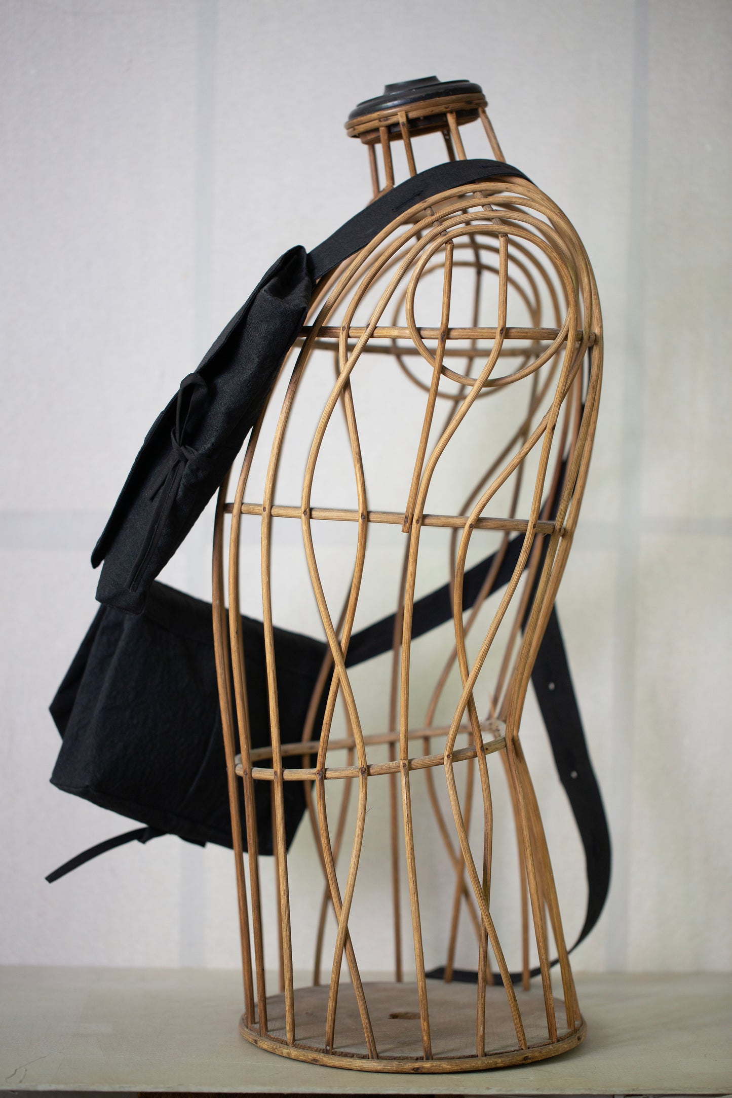 BAG#43 - URUSHI HEMP CANVAS PITCH BLACK