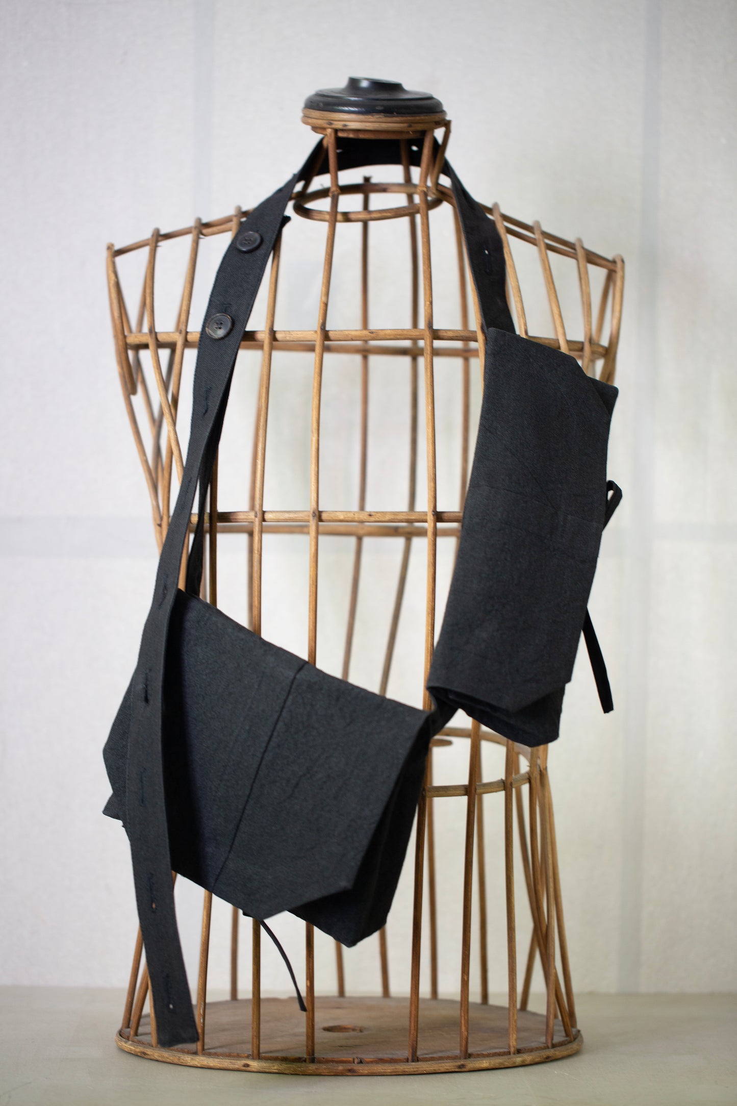 BAG#43 - URUSHI HEMP CANVAS PITCH BLACK