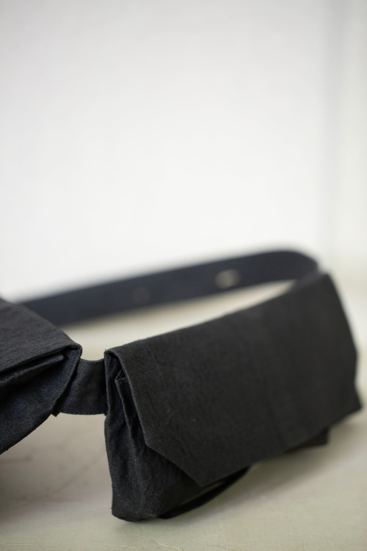 BAG#43 - URUSHI HEMP CANVAS PITCH BLACK
