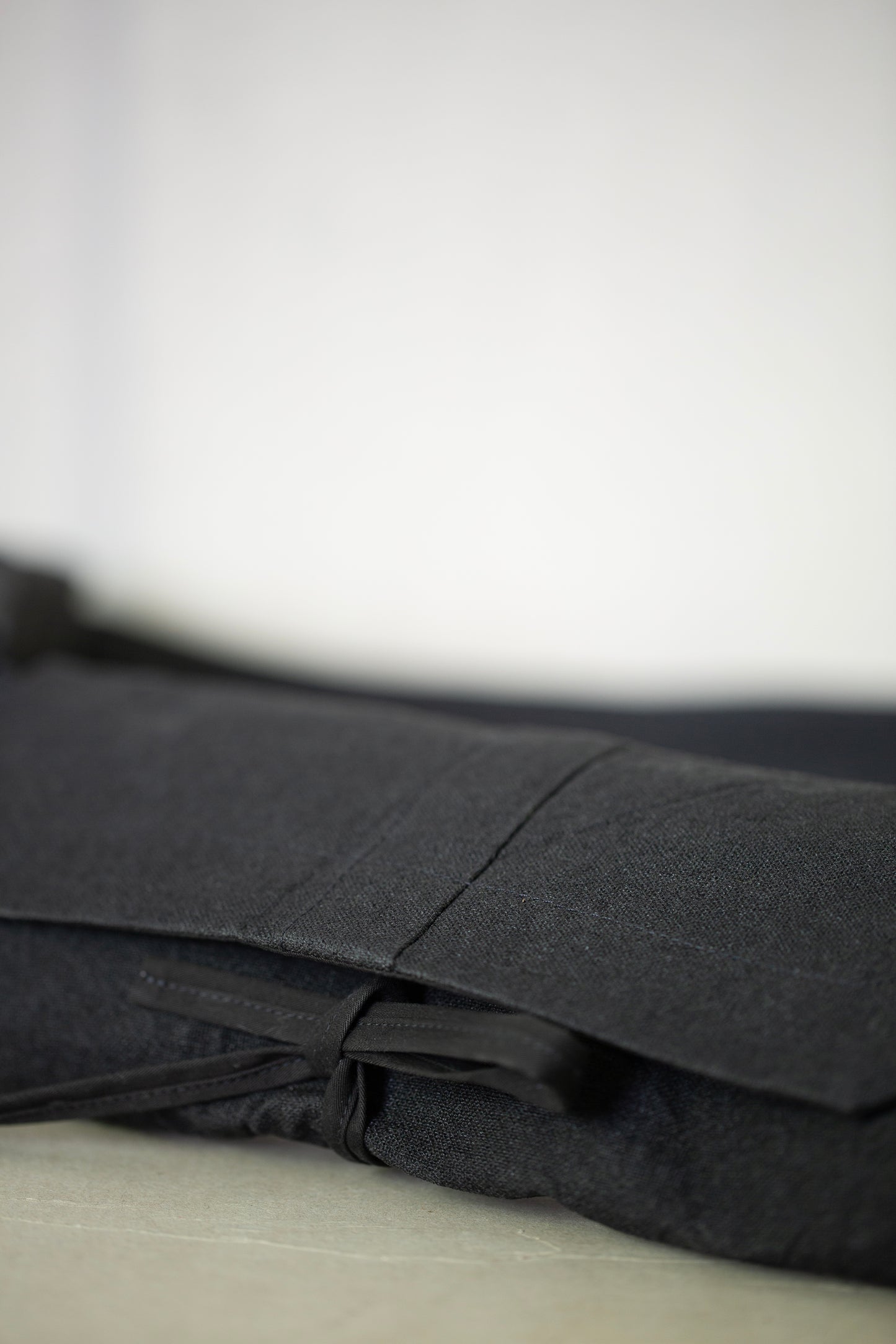BAG#43 - URUSHI HEMP CANVAS PITCH BLACK