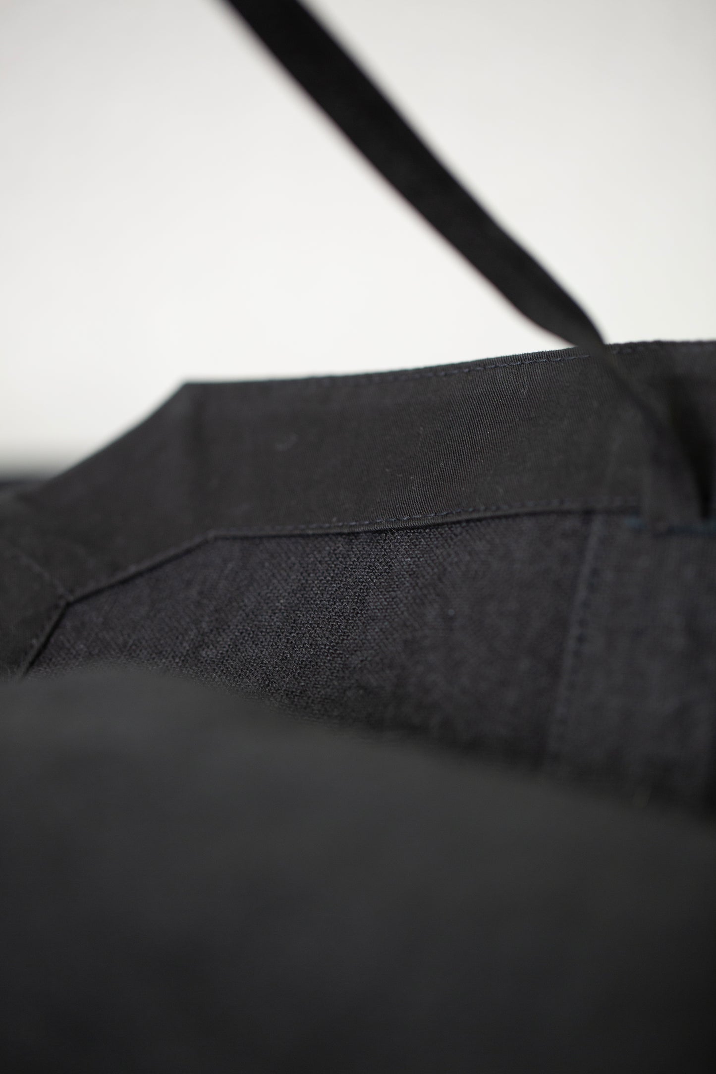 BAG#43 - URUSHI HEMP CANVAS PITCH BLACK