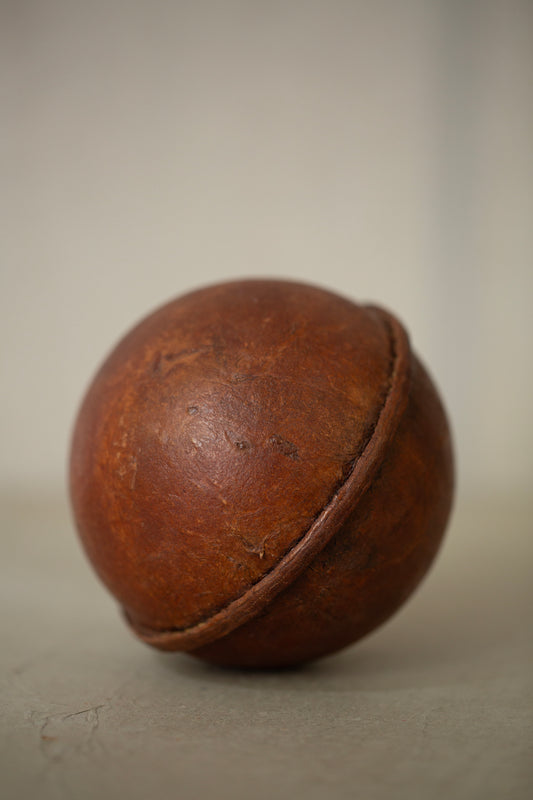 Hand crafted leather ball