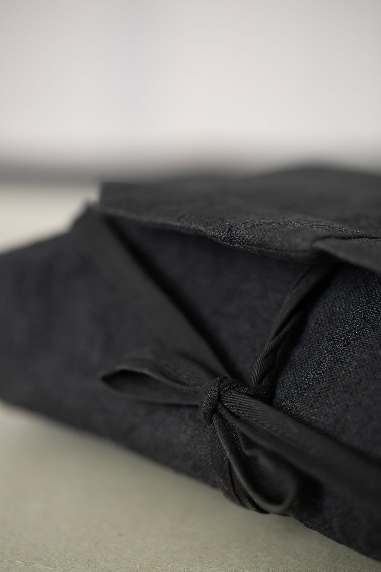 BAG#43 - URUSHI HEMP CANVAS PITCH BLACK