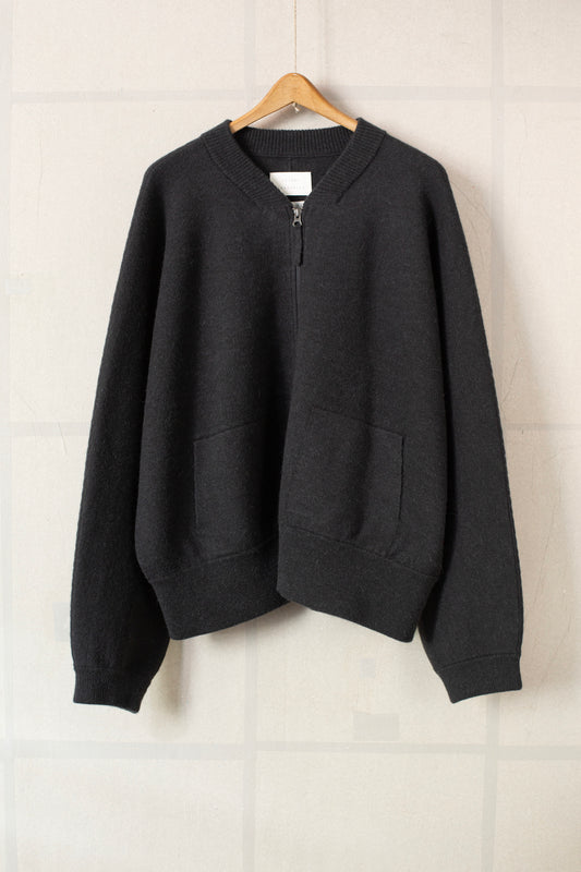 Ink double knit bomber