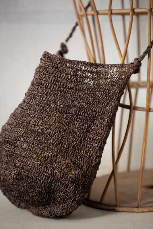 cocoon hemp bag kaki shibu brown