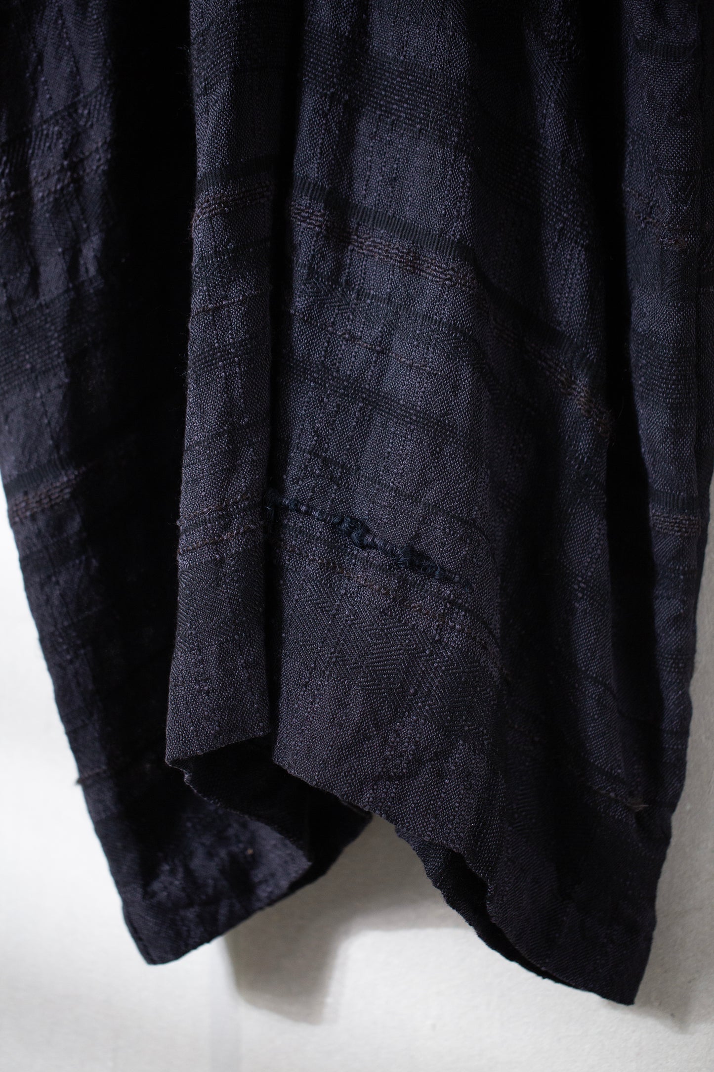 Desert Mosaic III - a black/charcoal tunic