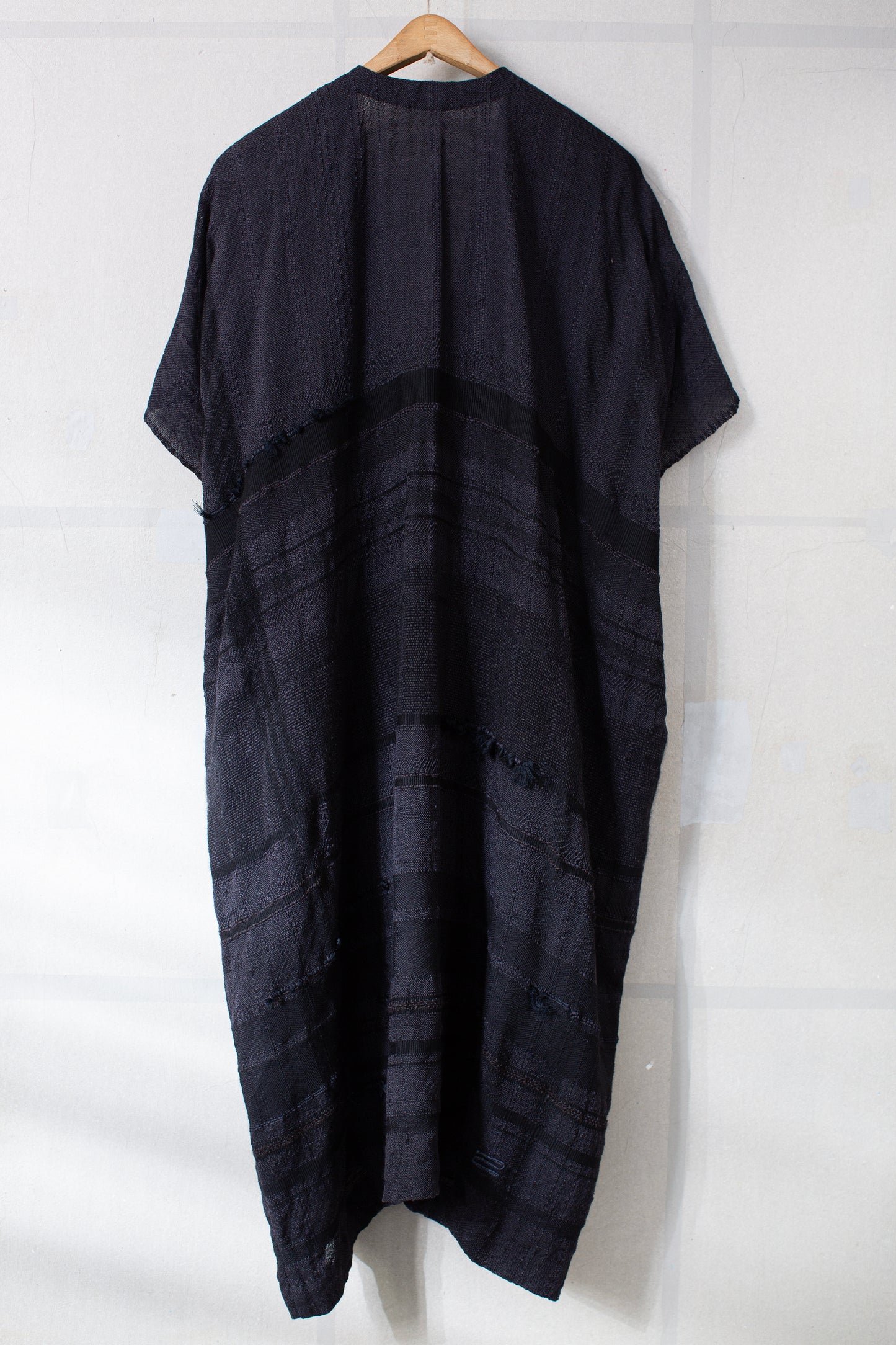 Desert Mosaic III - a black/charcoal tunic