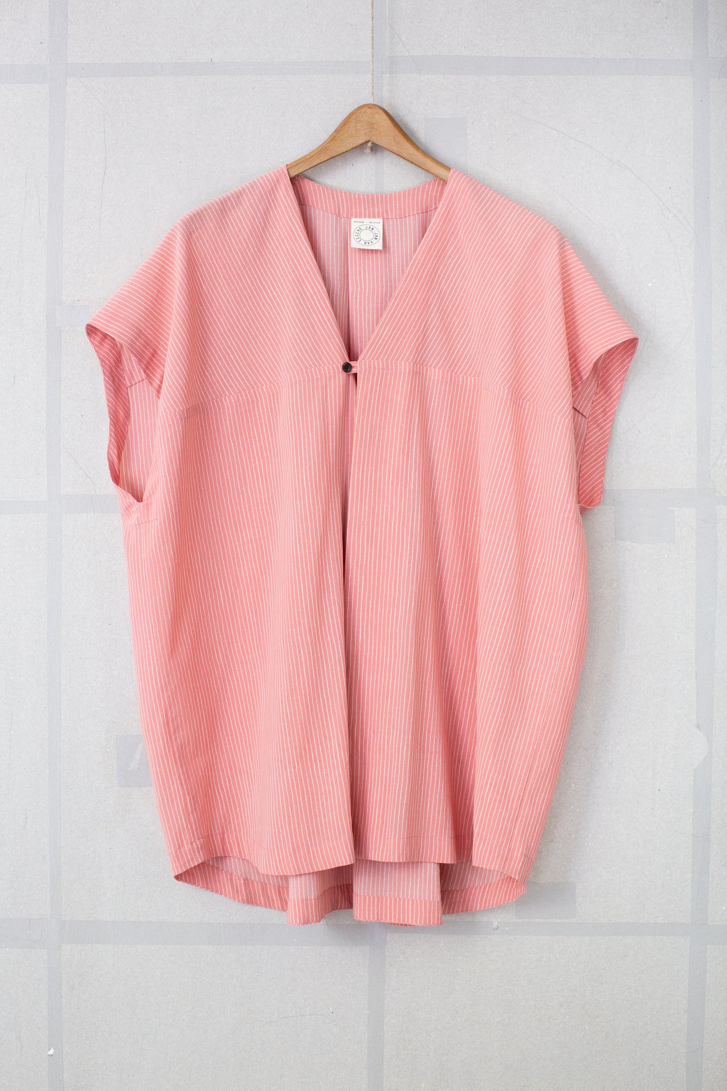 SHIRT#113 - CREPE COTTON SHIRTING MADDER PINK
