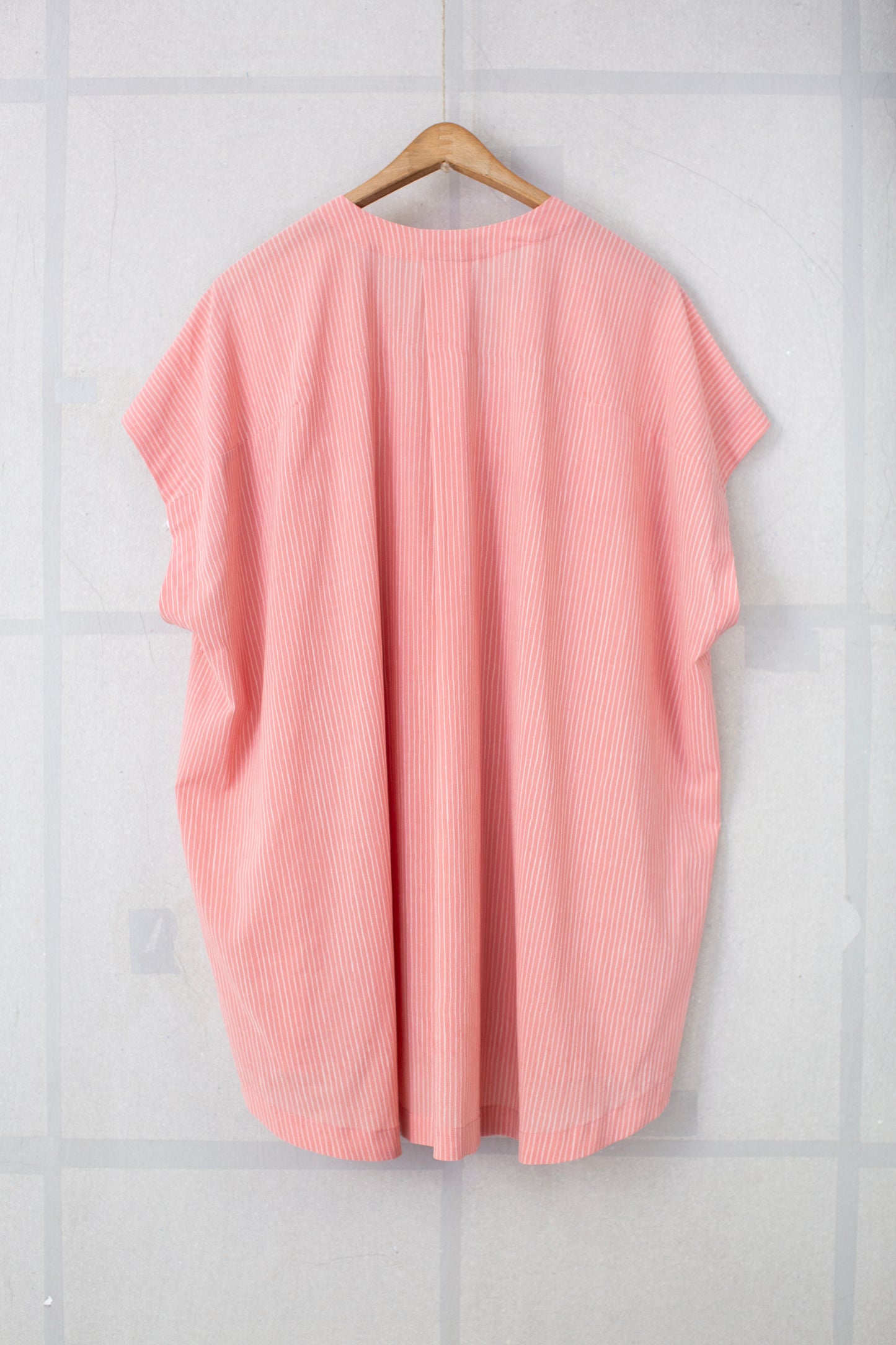 SHIRT#113 - CREPE COTTON SHIRTING MADDER PINK