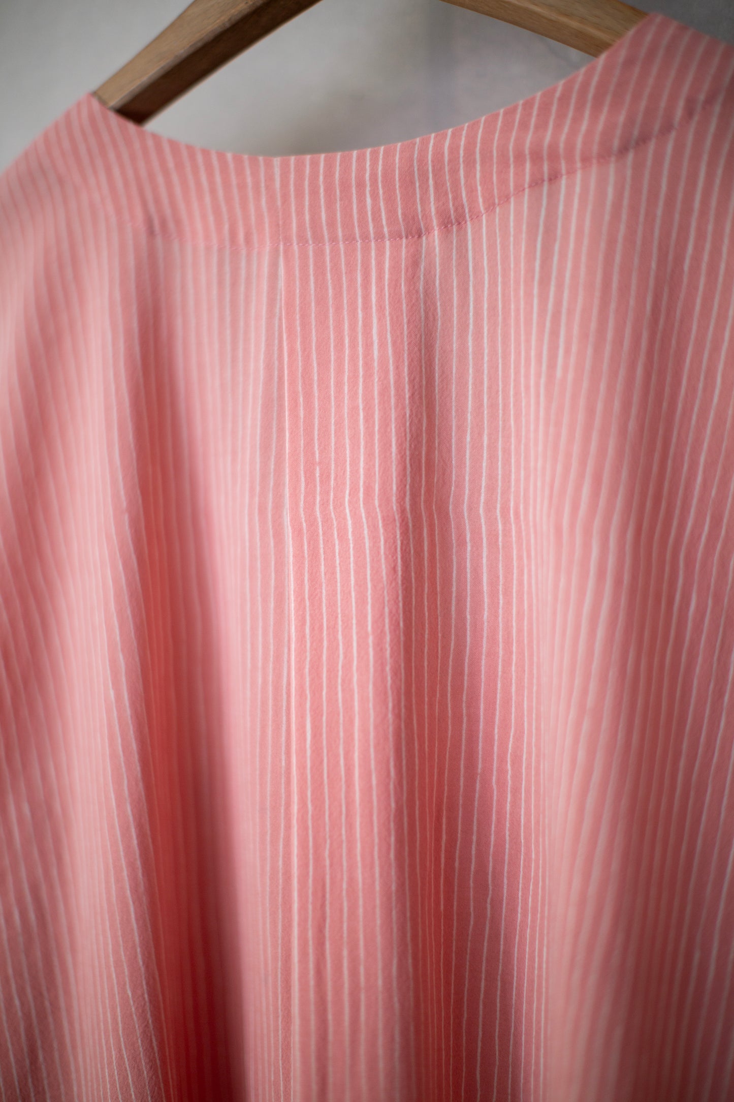 SHIRT#113 - CREPE COTTON SHIRTING MADDER PINK
