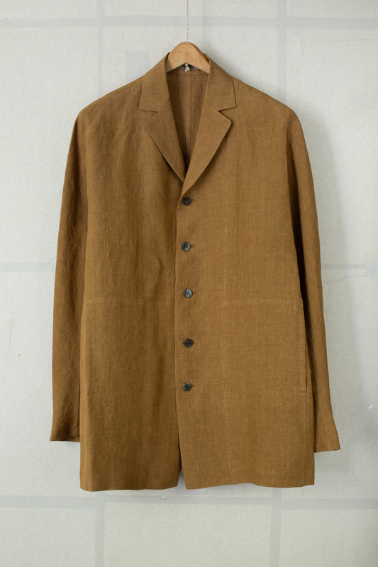 Ochre linen jacket