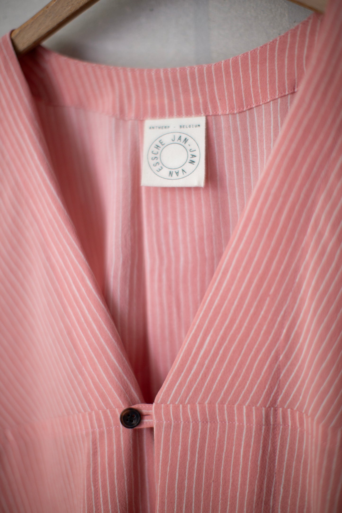 SHIRT#113 - CREPE COTTON SHIRTING MADDER PINK