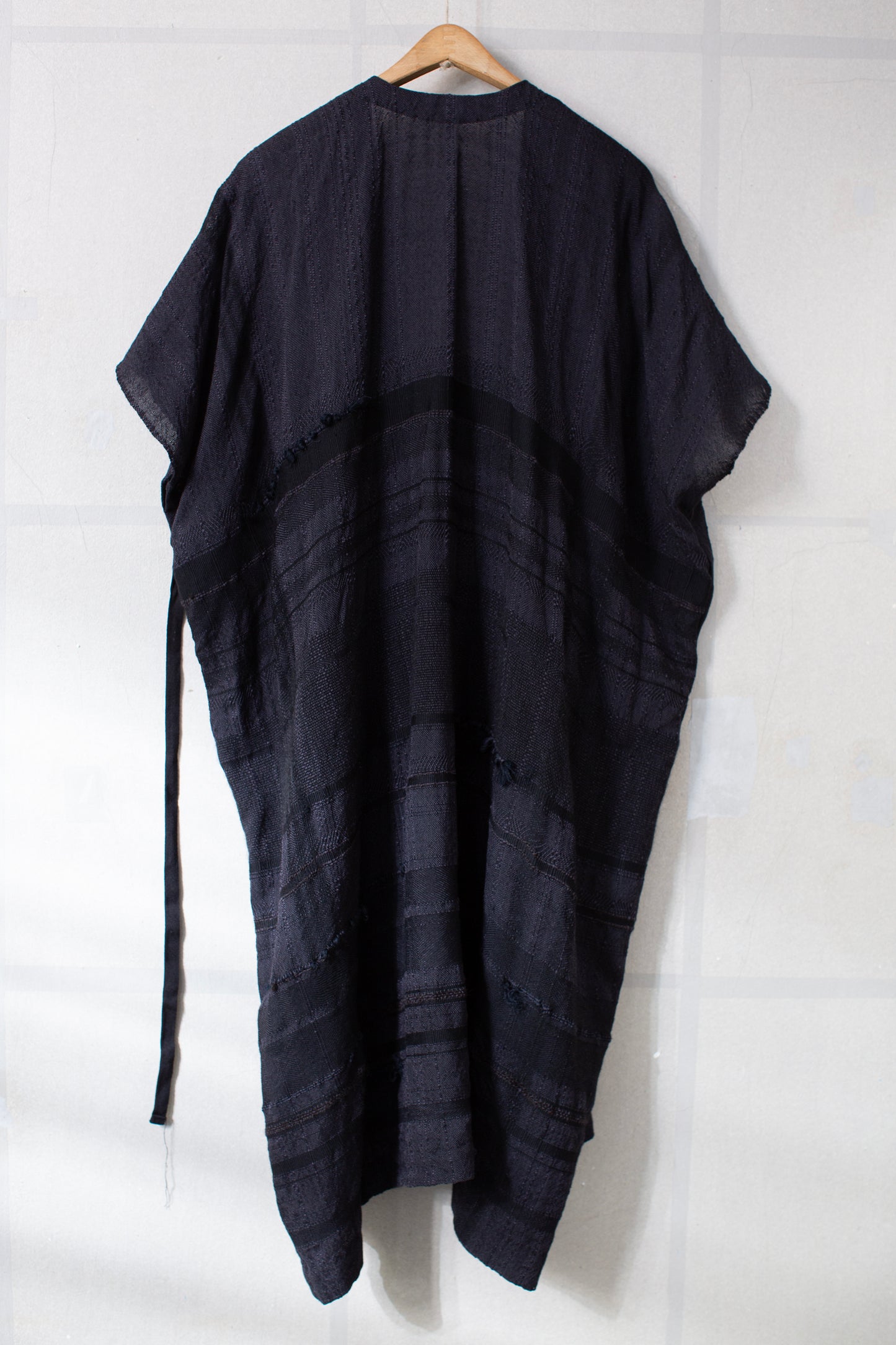 Desert Mosaic III - a black/charcoal tunic